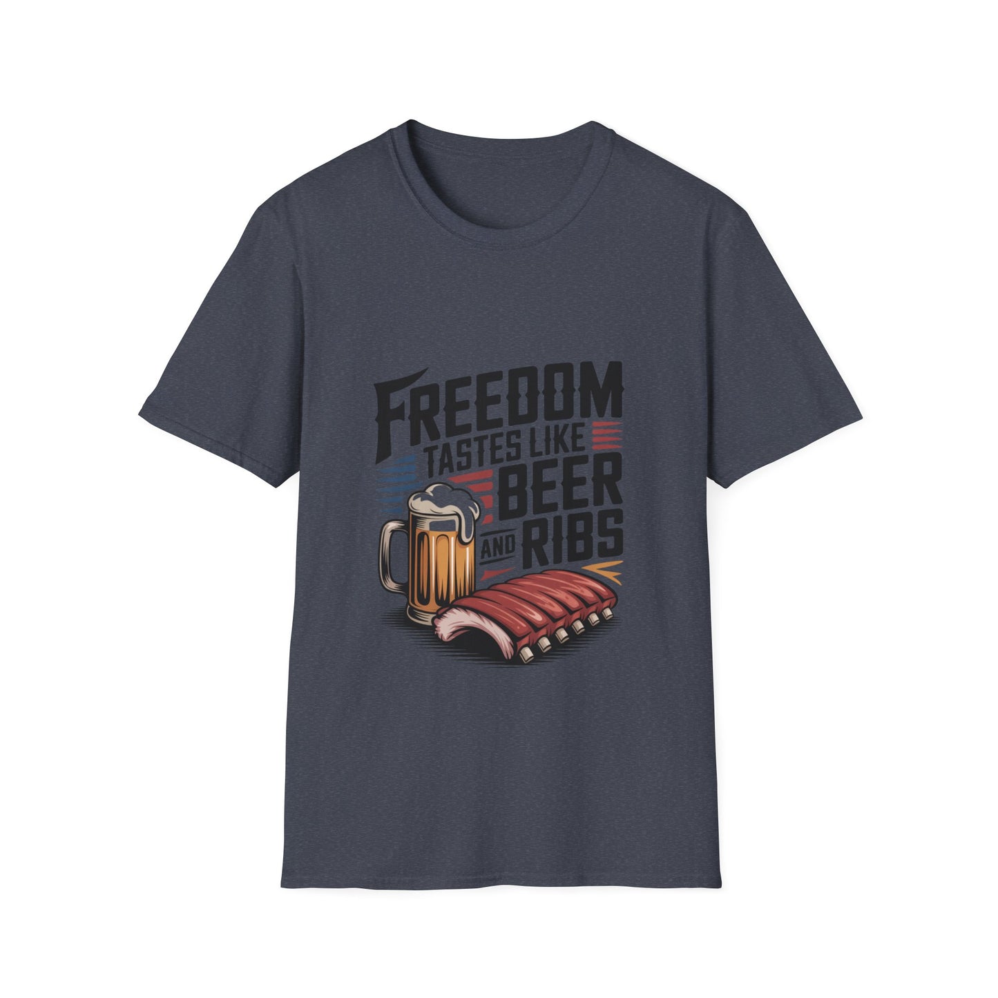 Freedom Tastes Like Beer and Ribs Tee