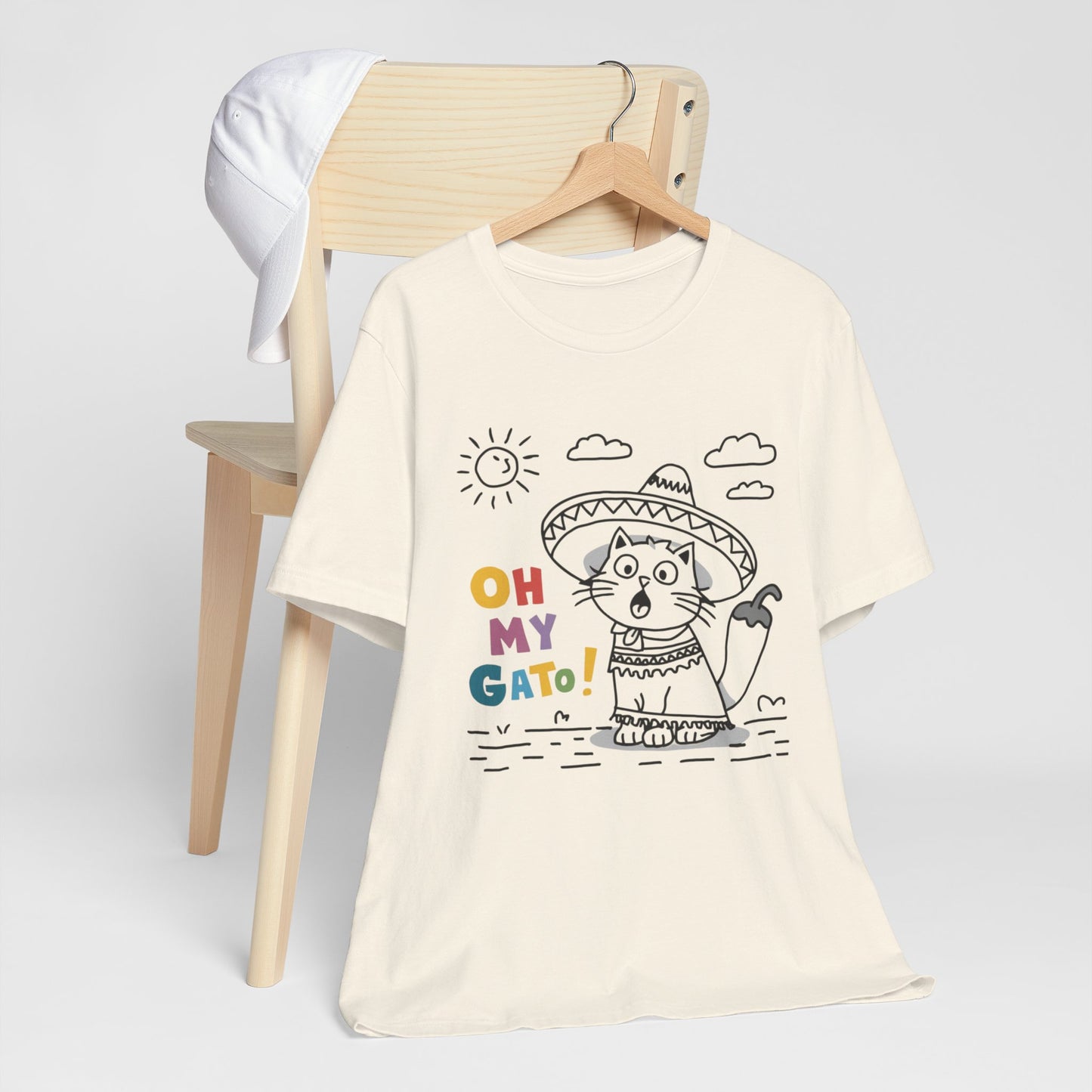 Humorous Oh My Gato! Cat Tee