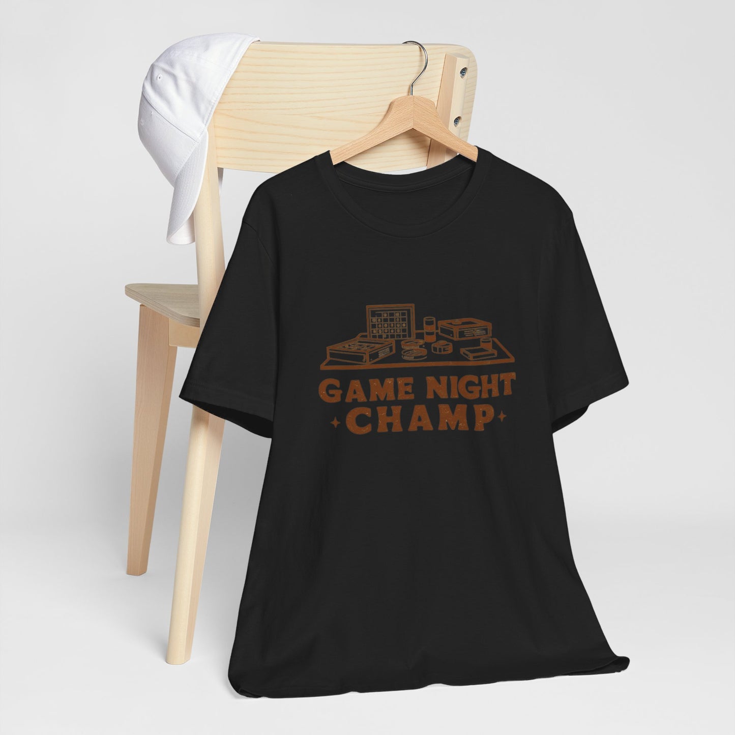 Retro Board Games Night Champ Tee