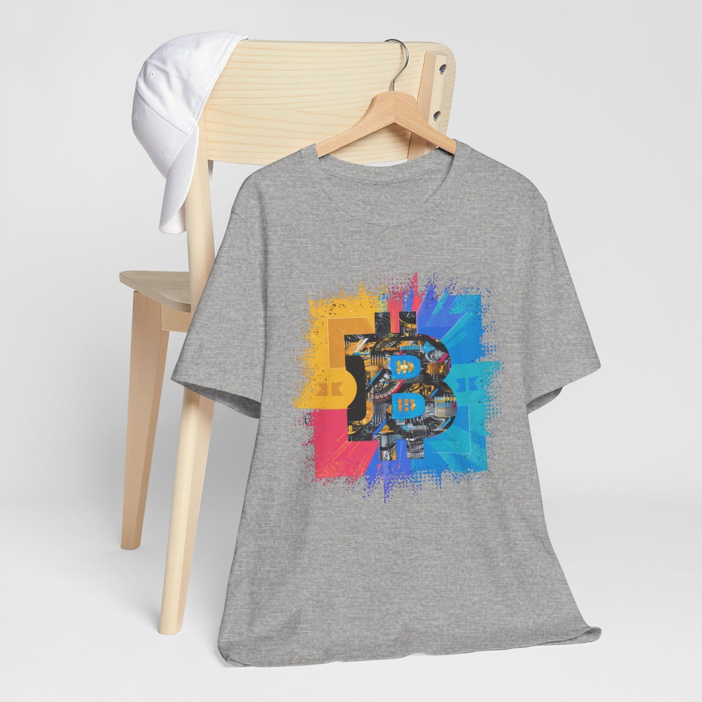 Bitcoin Pop Art Colorful Tee