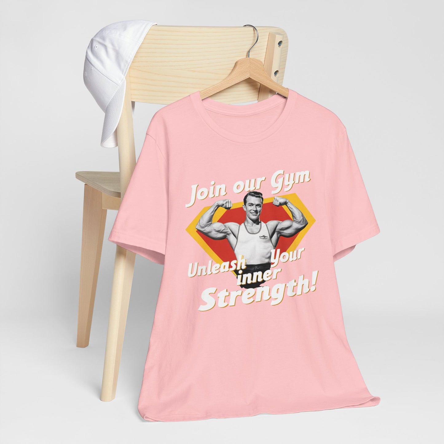 Retro Fitness Gym Muscle Ad Tee