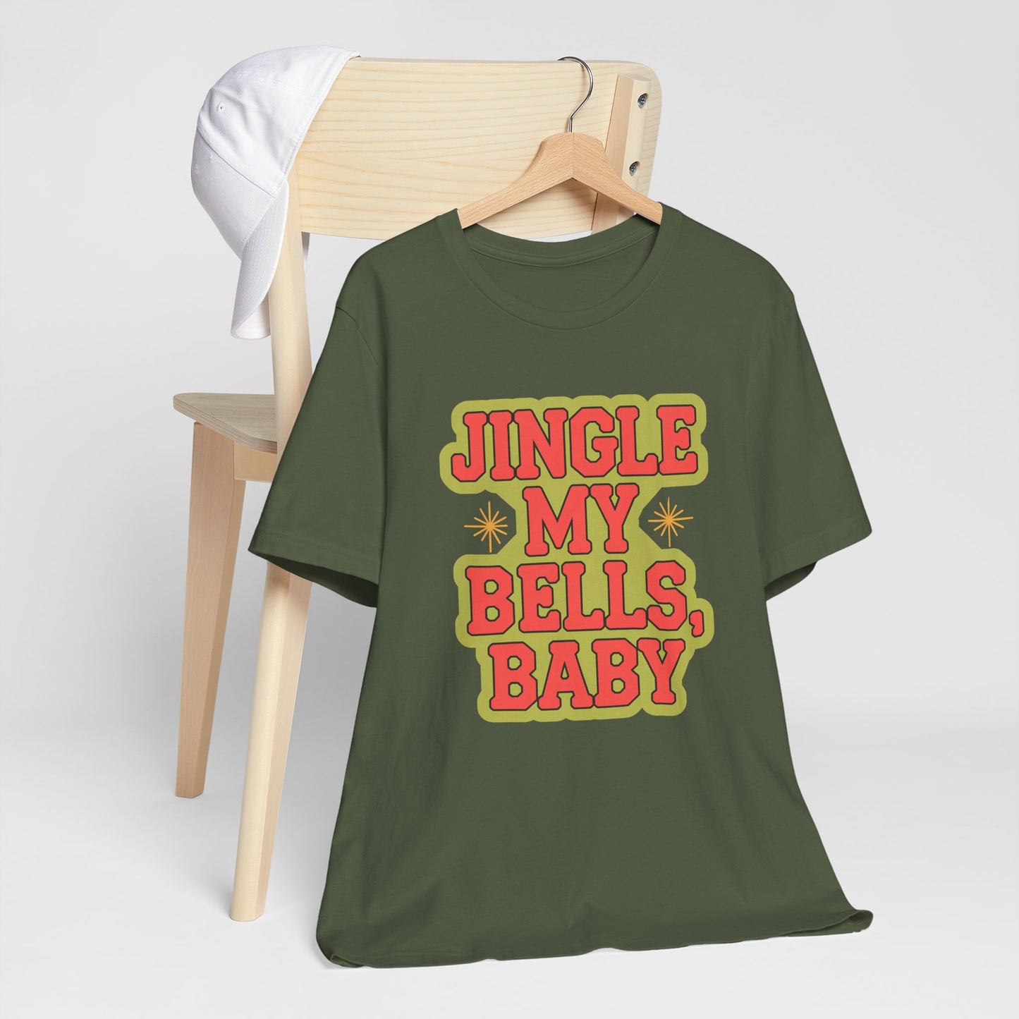 "Jingle My Bells Baby" Funny Retro Christmas Tee