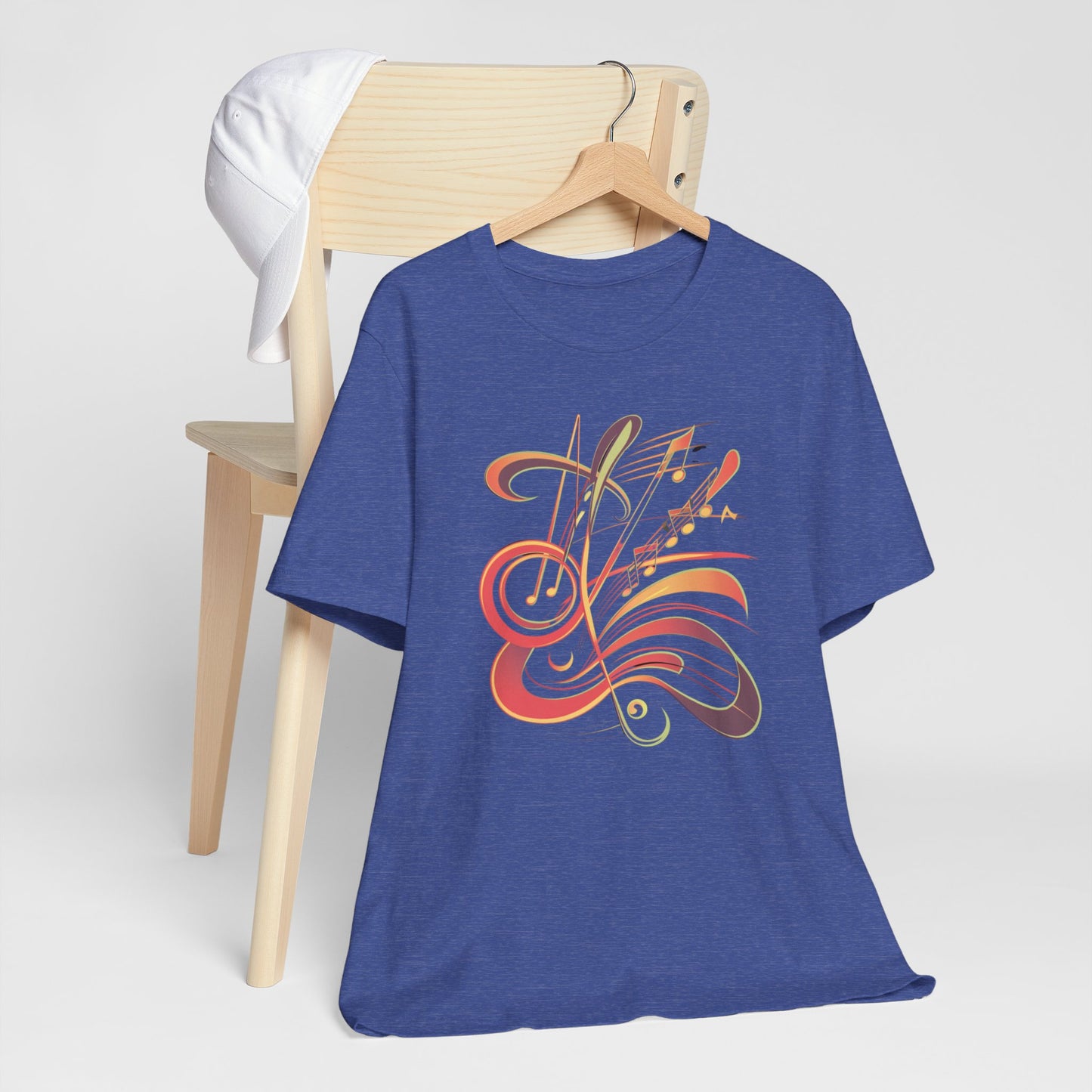 Retro Music Notes Swirl Tee