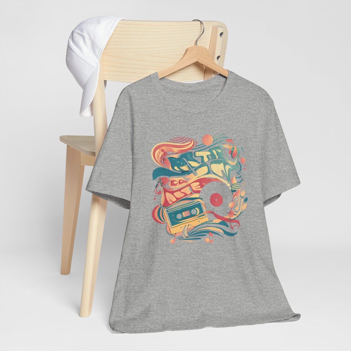 Retro 80s Music Collage Tee