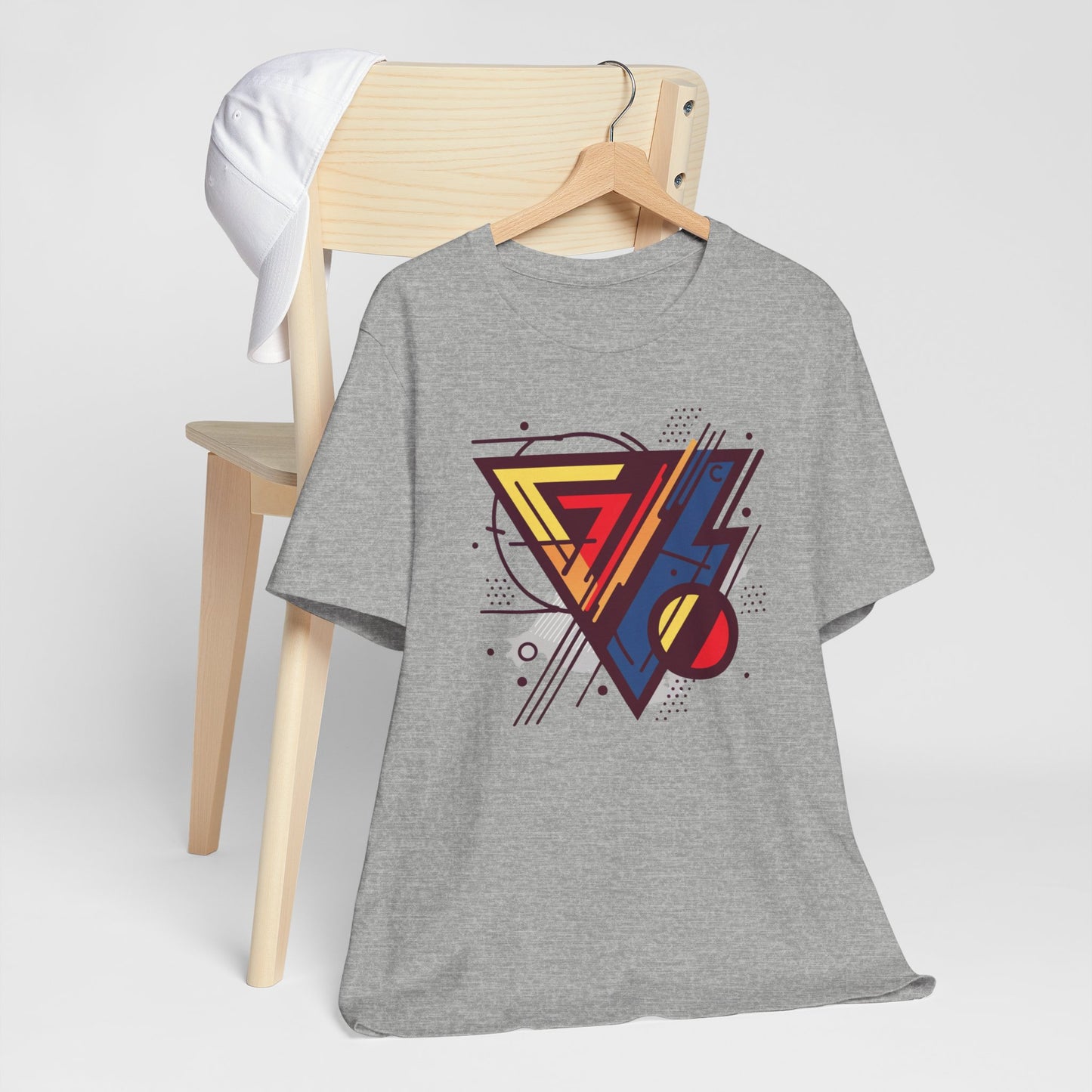 Retro Geometric Bolt Tee