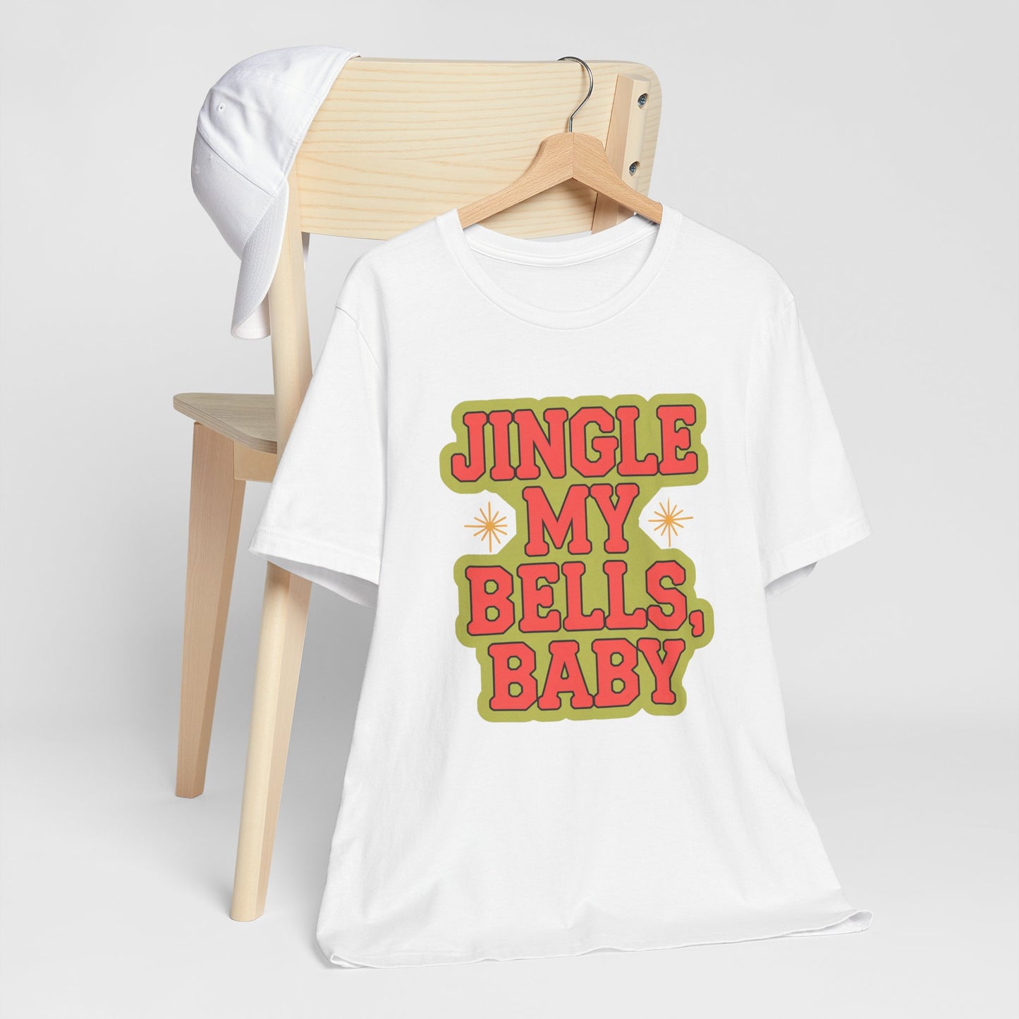 "Jingle My Bells Baby" Funny Retro Christmas Tee