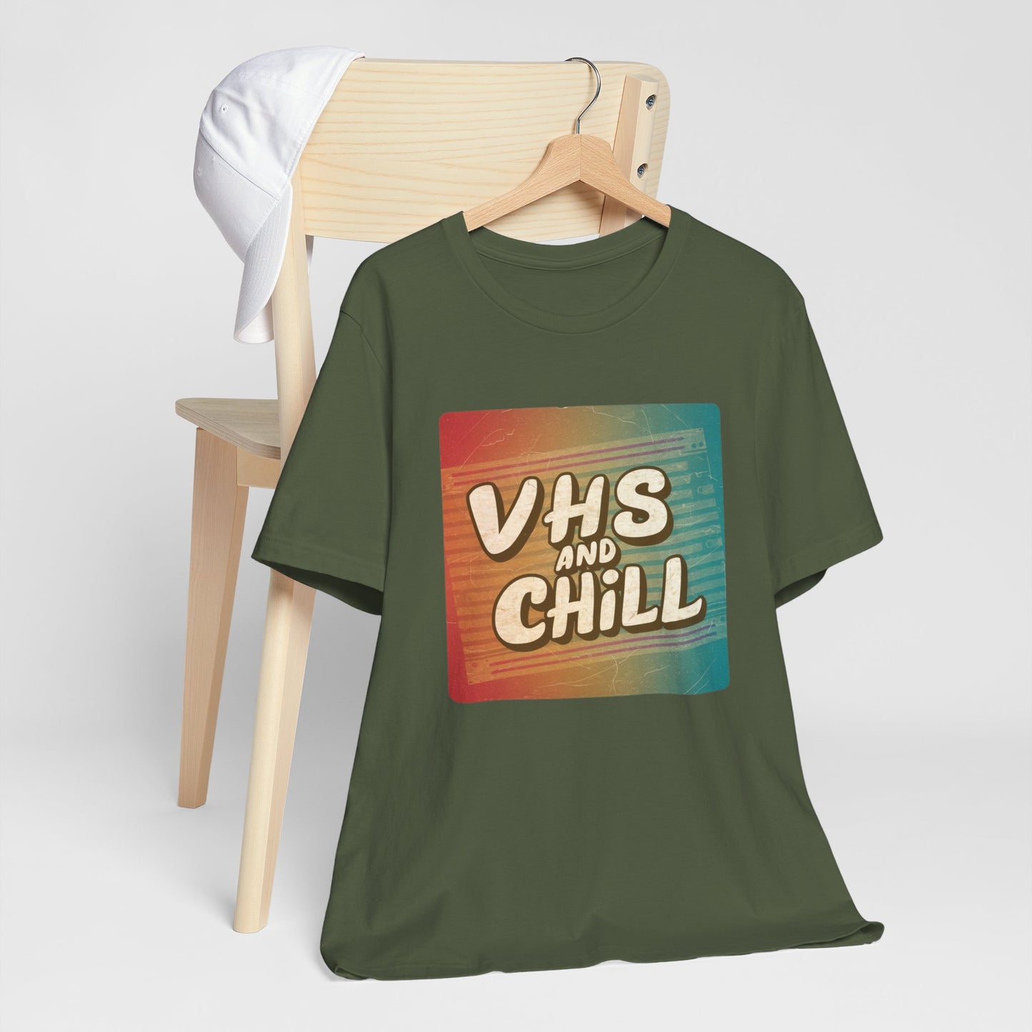 Retro VHS and Chill Colorful Tee