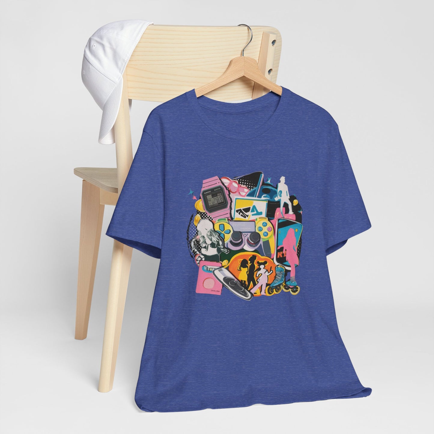 2000s Retro Mixed Media Colorful Tee