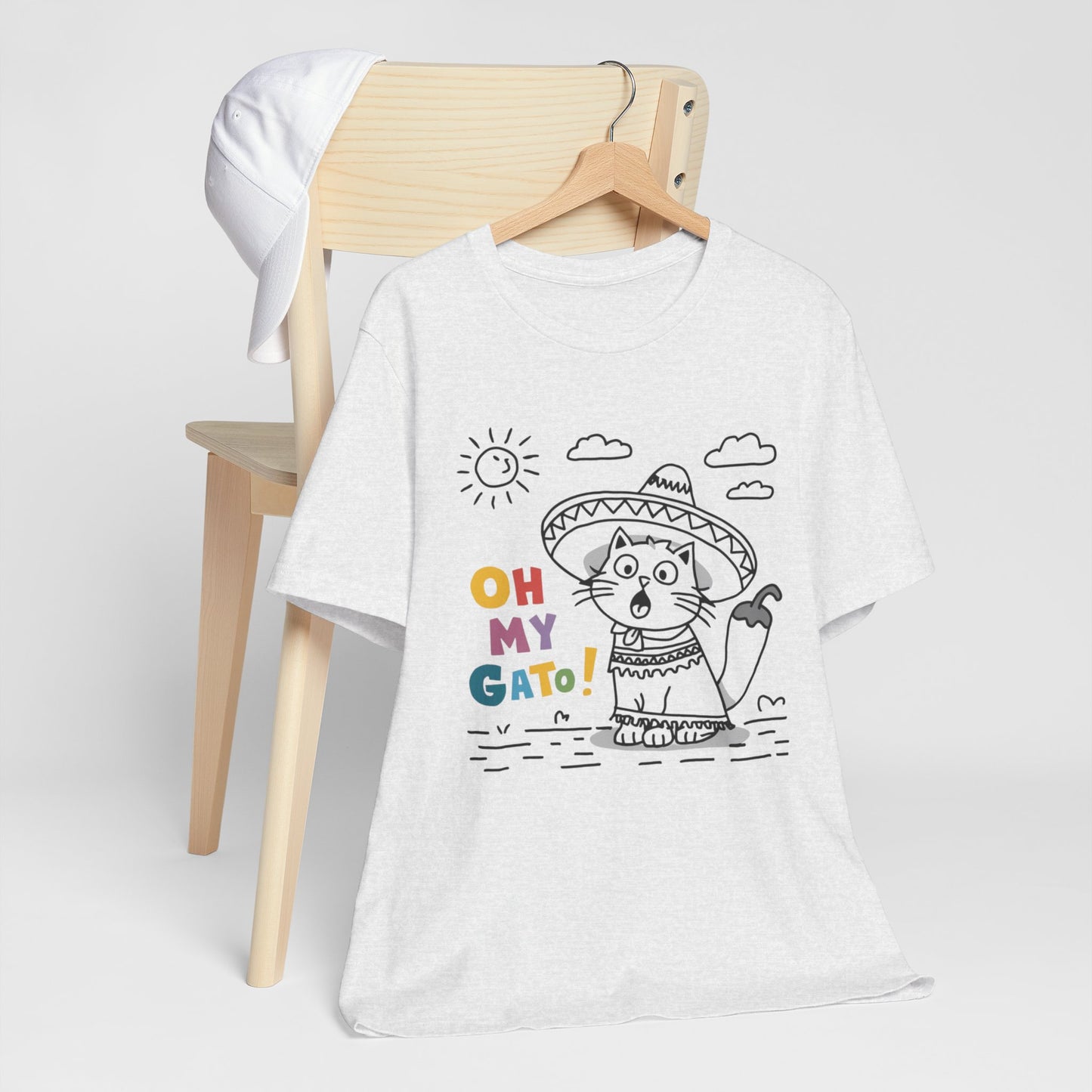 Humorous Oh My Gato! Cat Tee