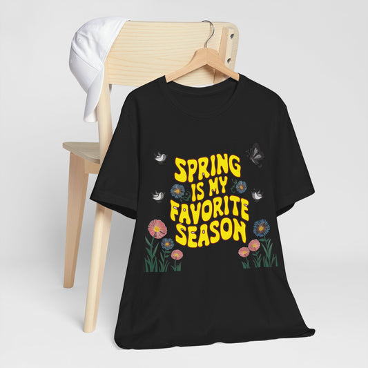 Spring is my Favorite Season Floral Tee