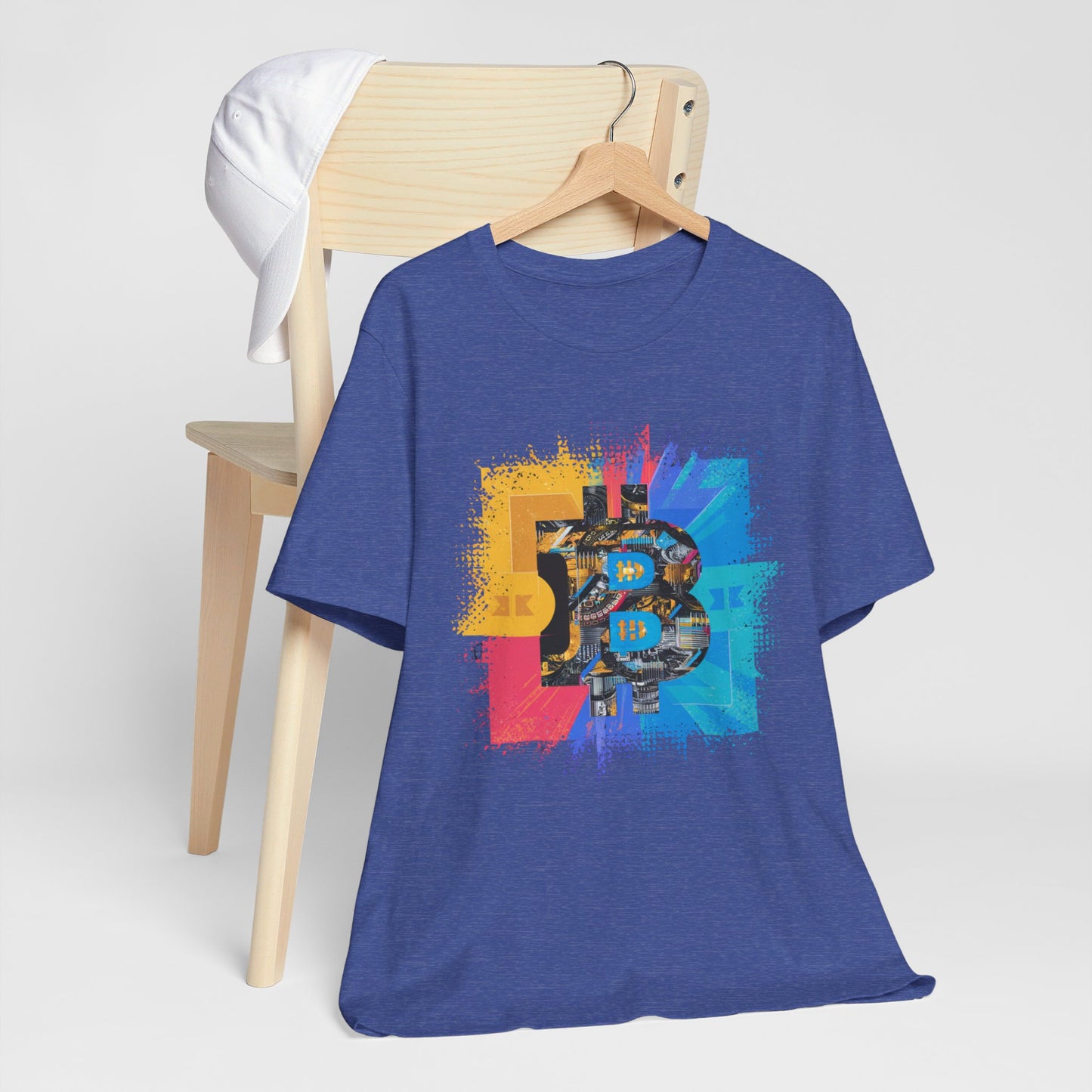 Bitcoin Pop Art Colorful Tee
