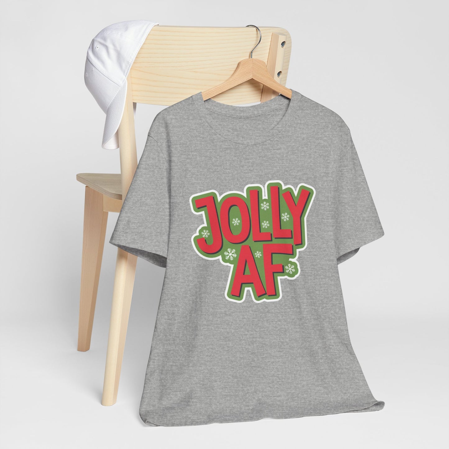 Jolly AF Christmas Humor Tee