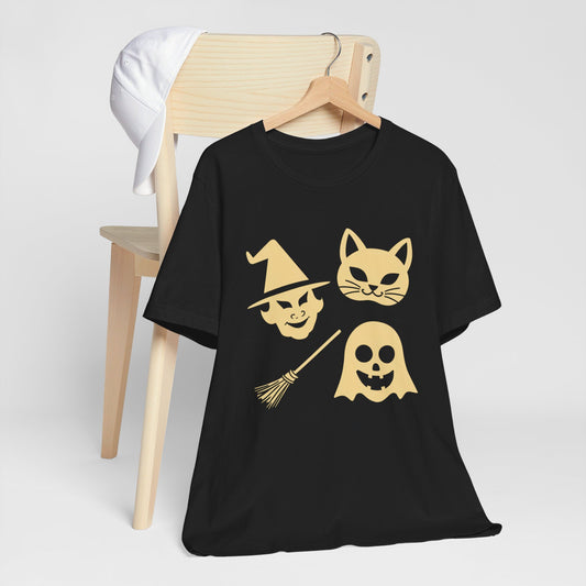 Retro Halloween Masks Tee