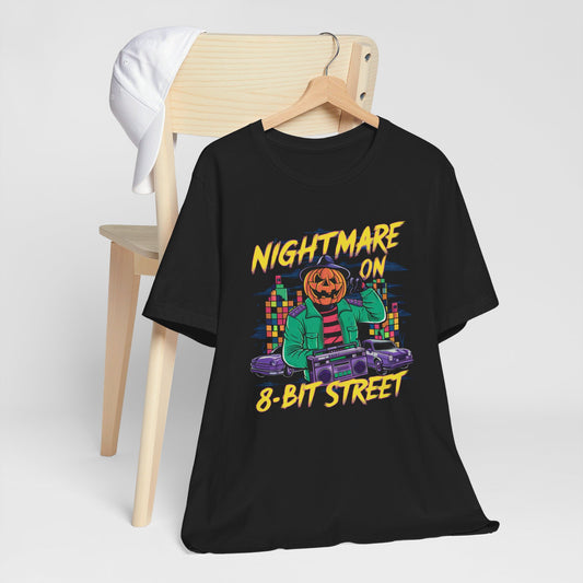 Nightmare on 8-Bit Street Halloween Retro Tee