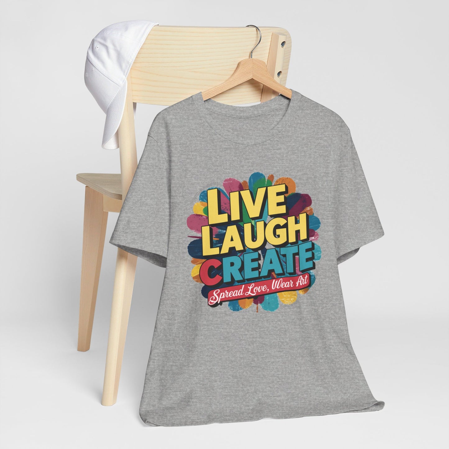 Live Laugh Create Pop Tee