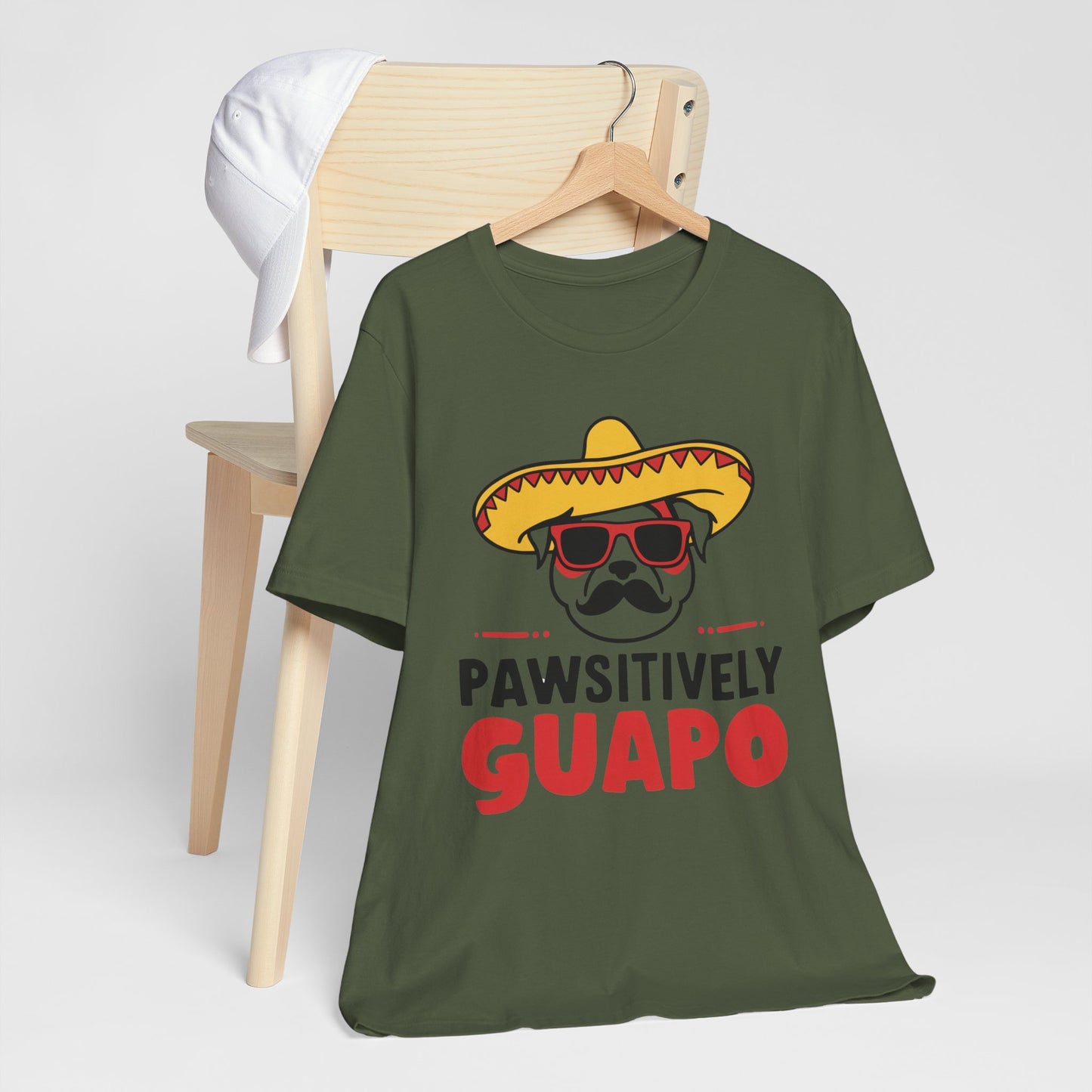 Pawsitively Guapo Dog Humor Tee