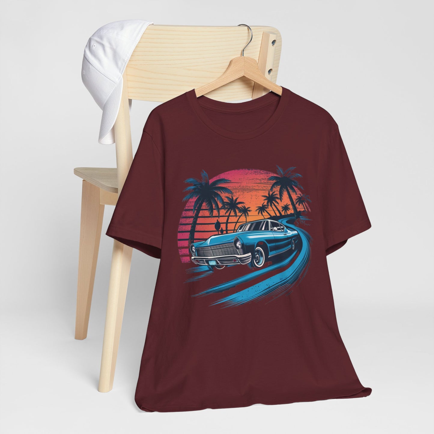 Retro Car Sunset Tee