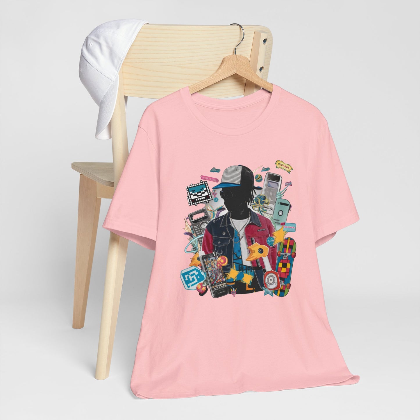 2000s Retro Mixed Media Nostalgic Tee