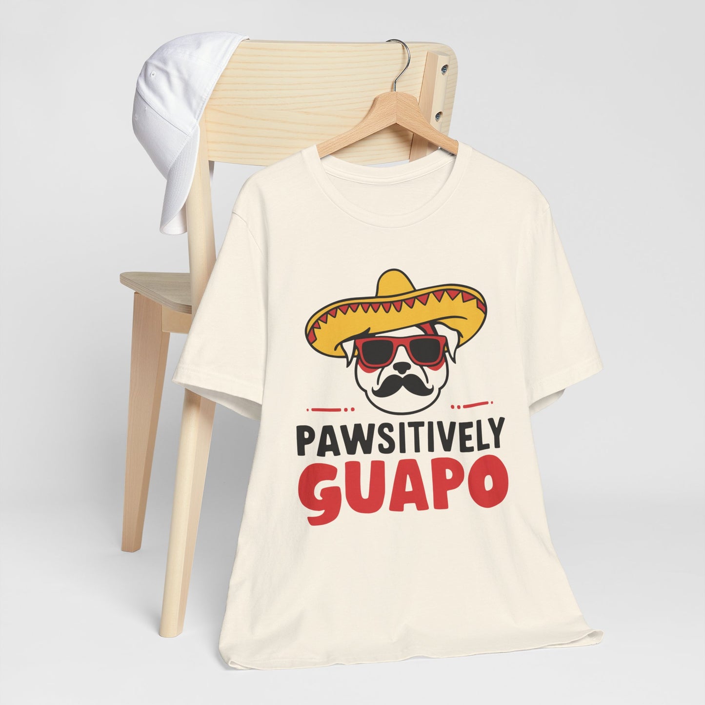 Pawsitively Guapo Dog Humor Tee