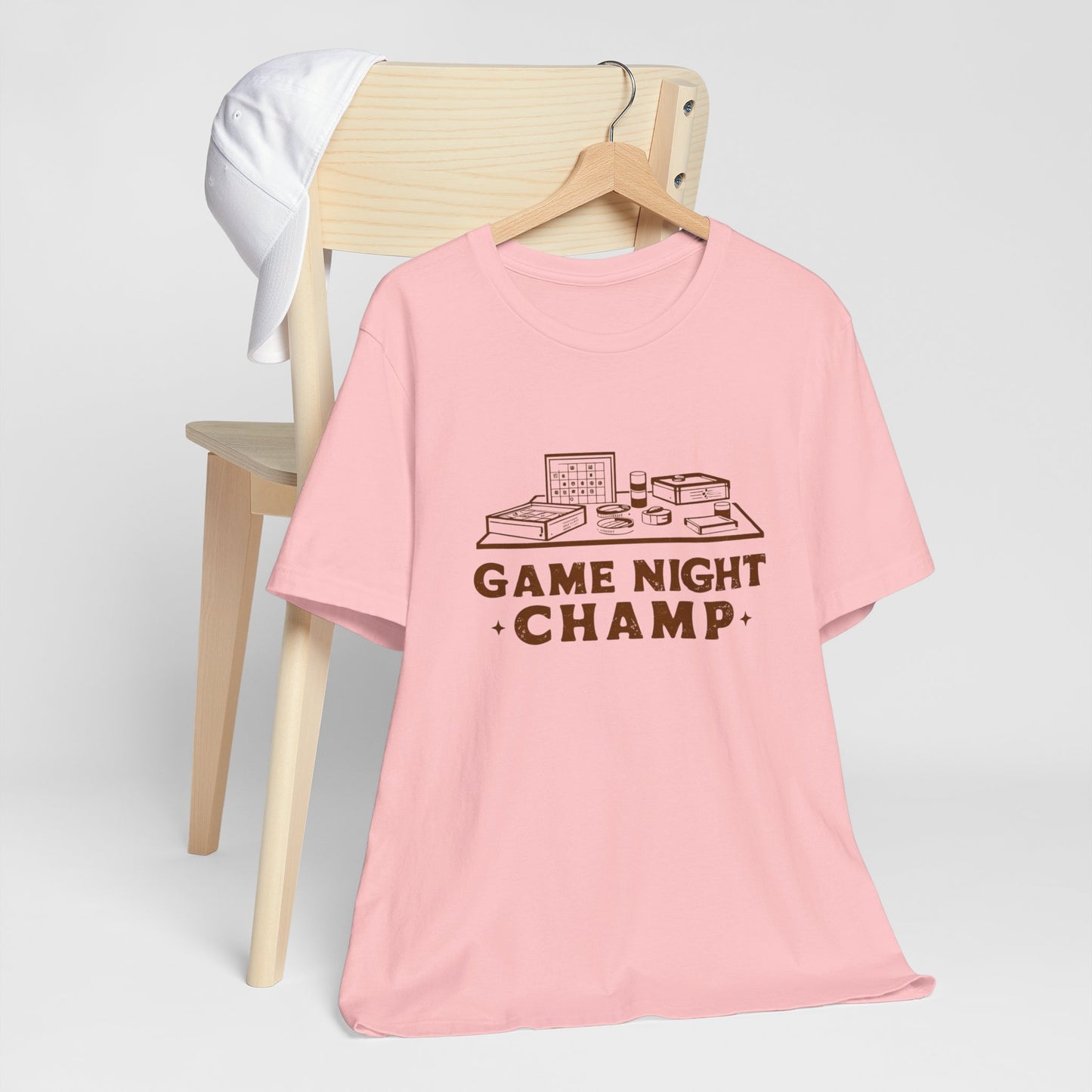 Retro Board Games Night Champ Tee