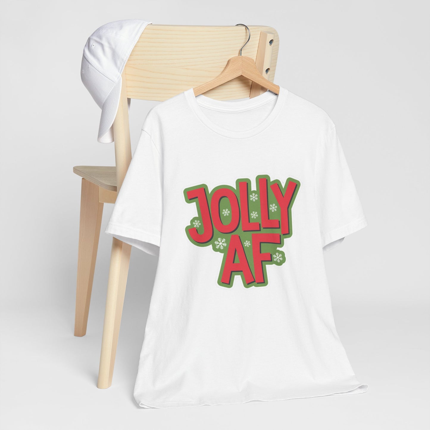 Jolly AF Christmas Humor Tee