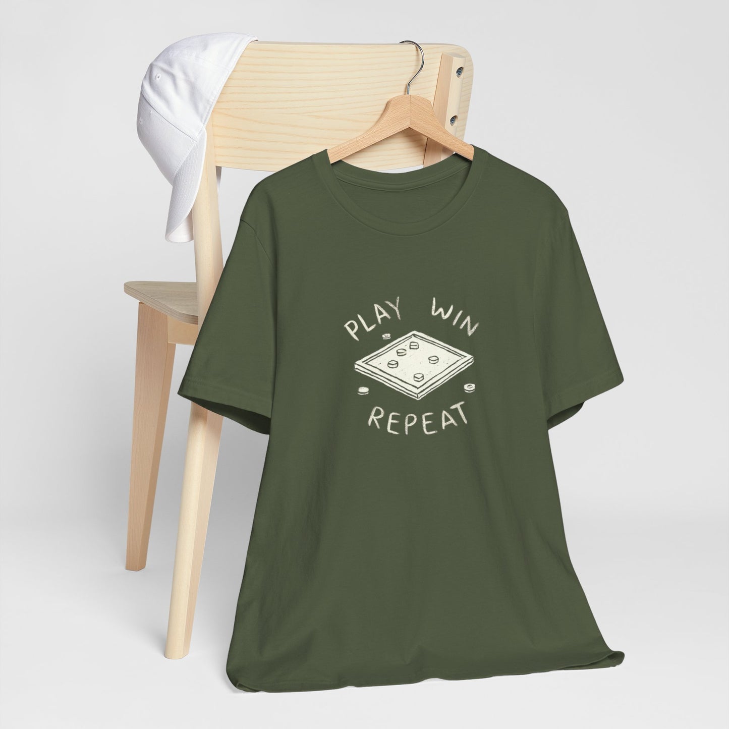 Play Win Repeat Board Games Tee