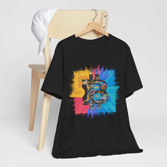 Bitcoin Pop Art Colorful Tee