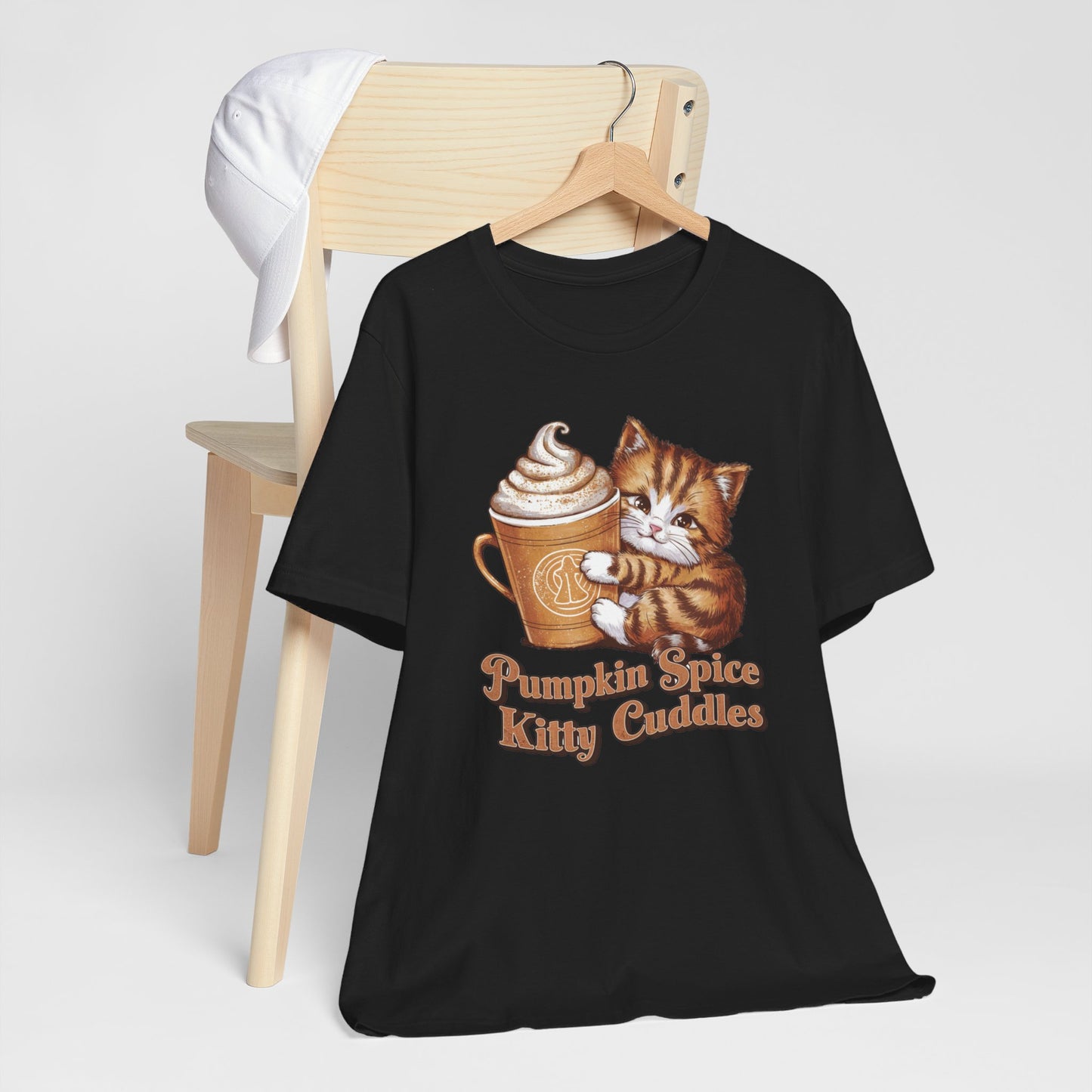 Pumpkin Spice Kitty Cuddles Tee