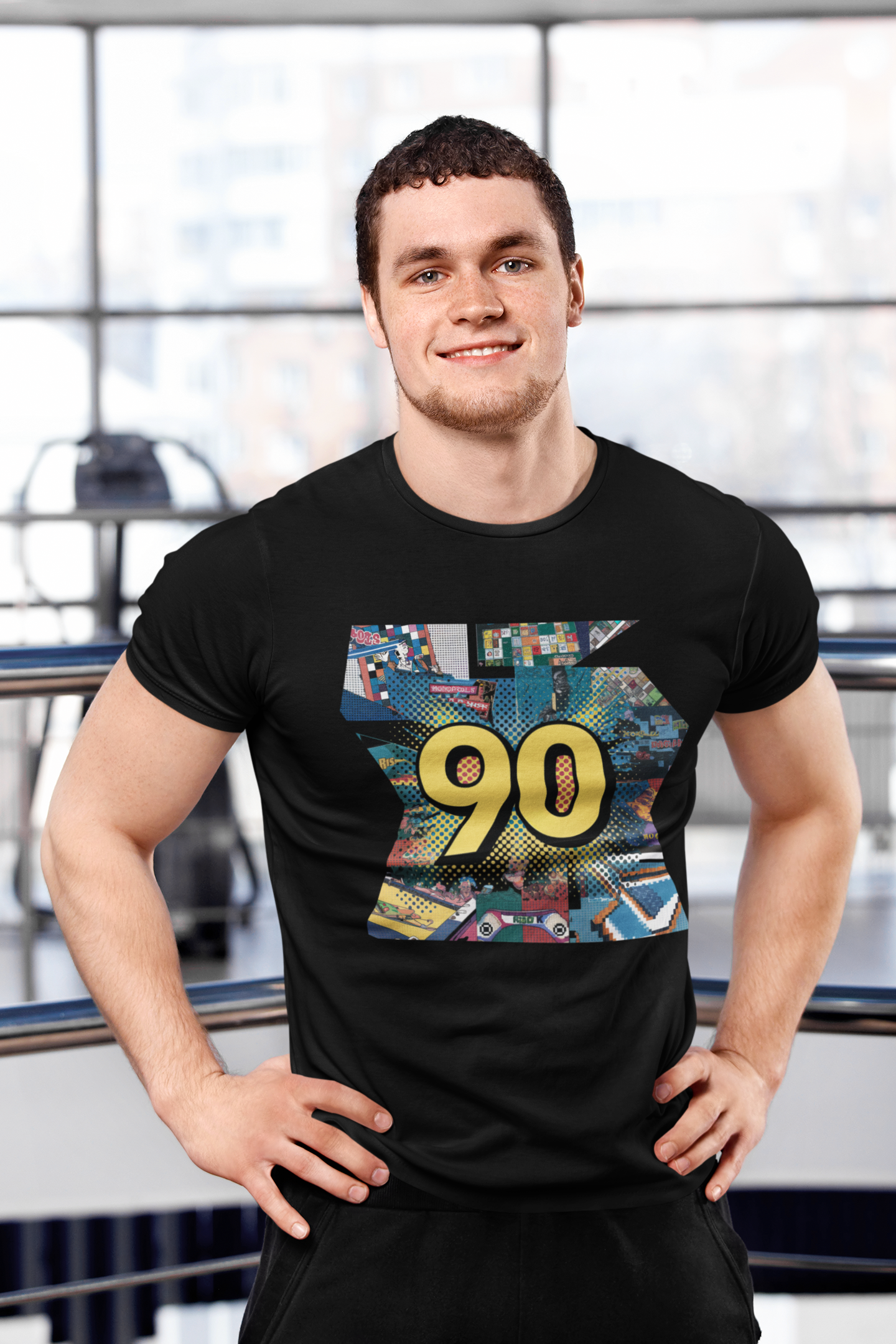 90s Retro Vibrant Nostalgic Tee