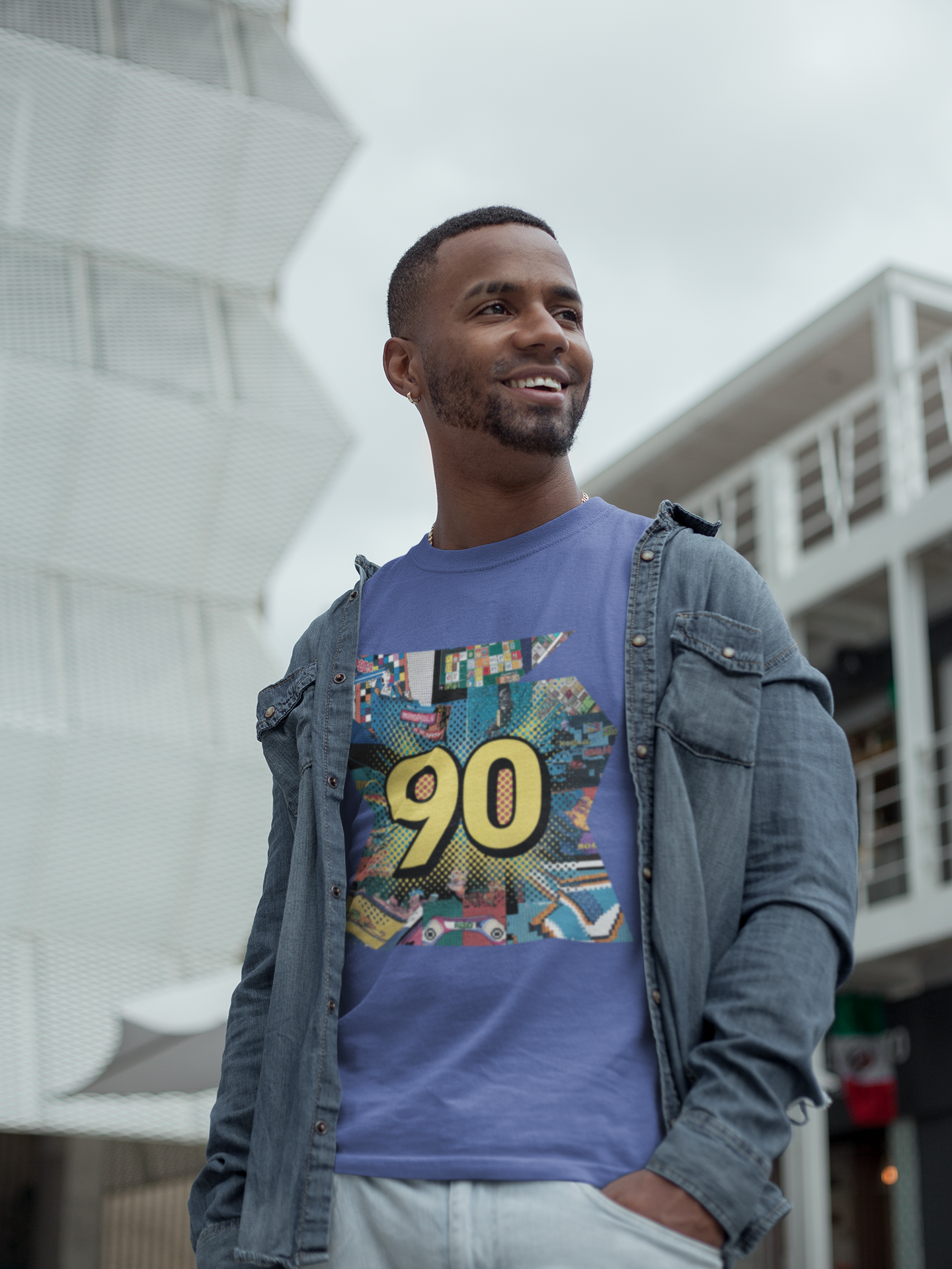 90s Retro Vibrant Nostalgic Tee