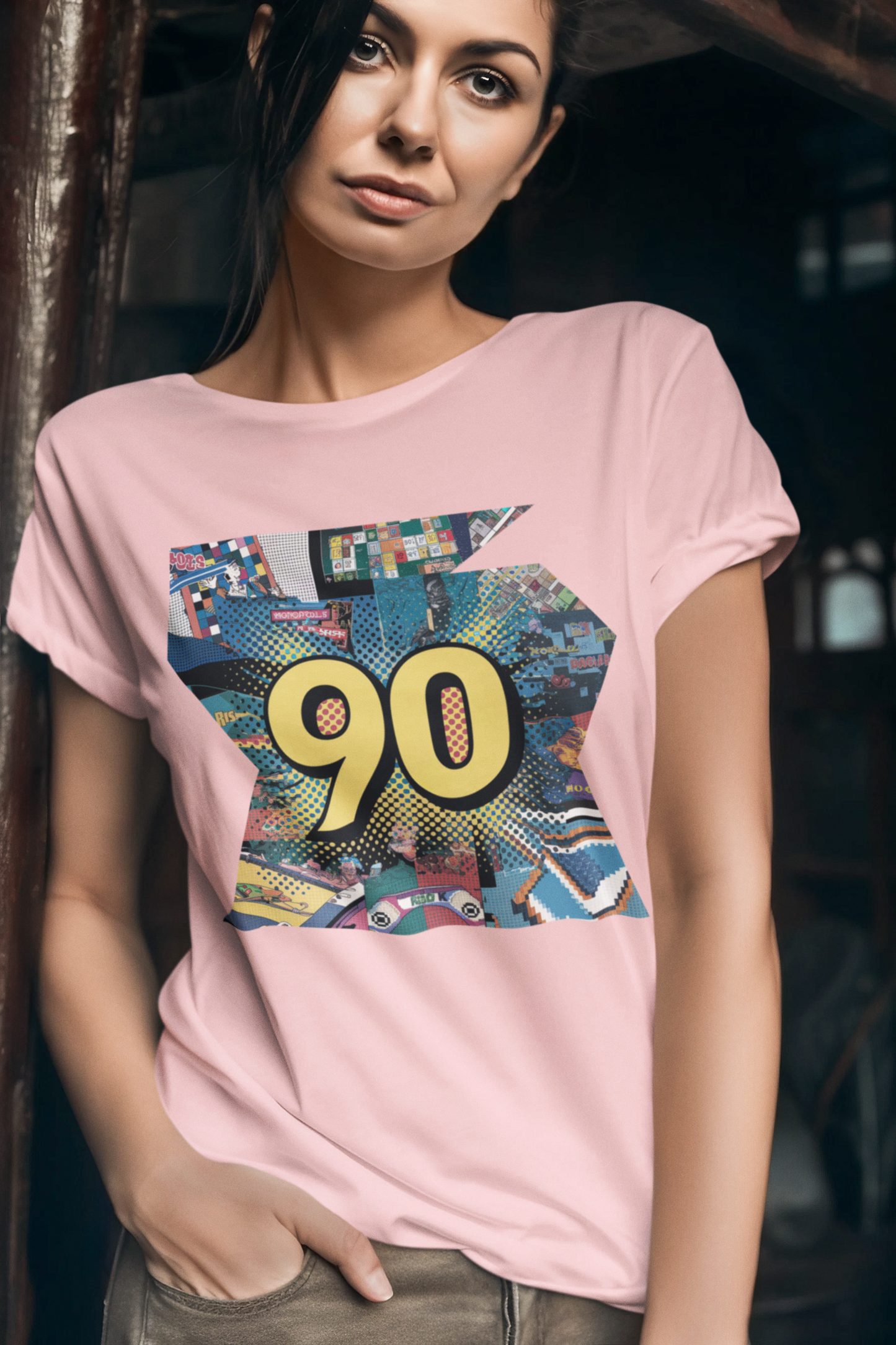 90s Retro Vibrant Nostalgic Tee