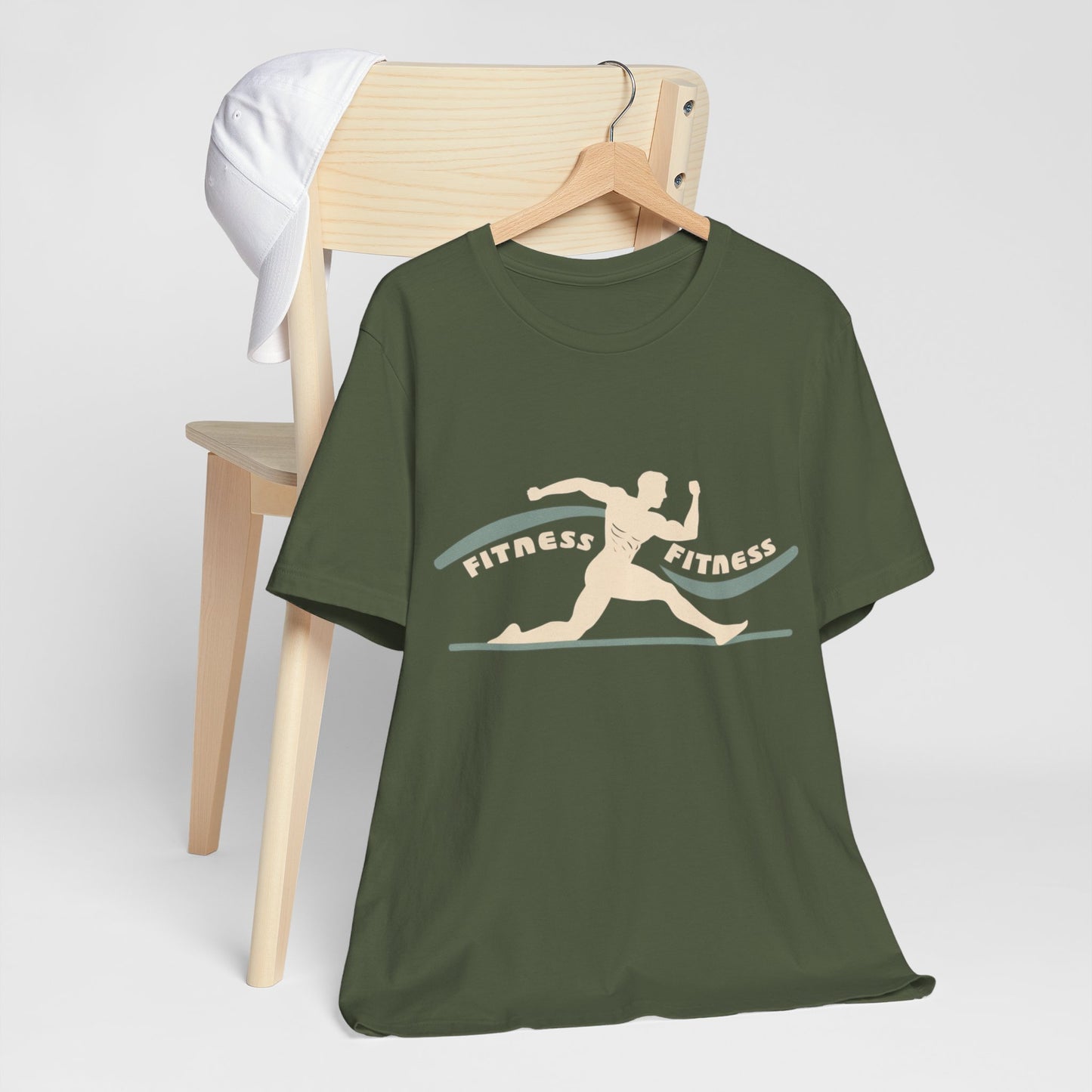 Retro Fitness Wavy Athlete Tee