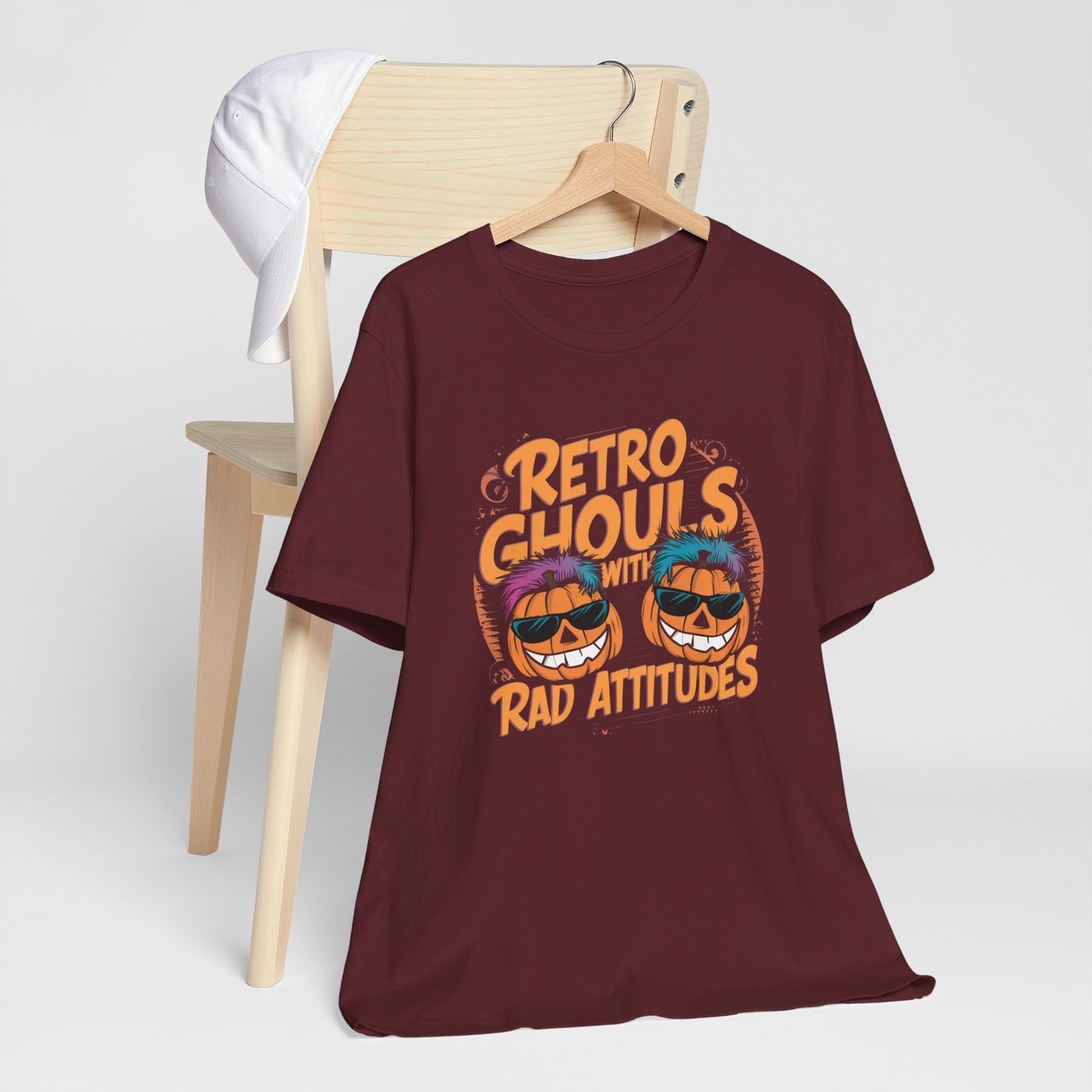 Retro Ghouls With Rad Attitudes Halloween Tee