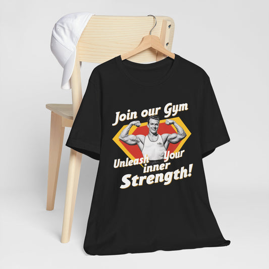 Retro Fitness Gym Muscle Ad Tee