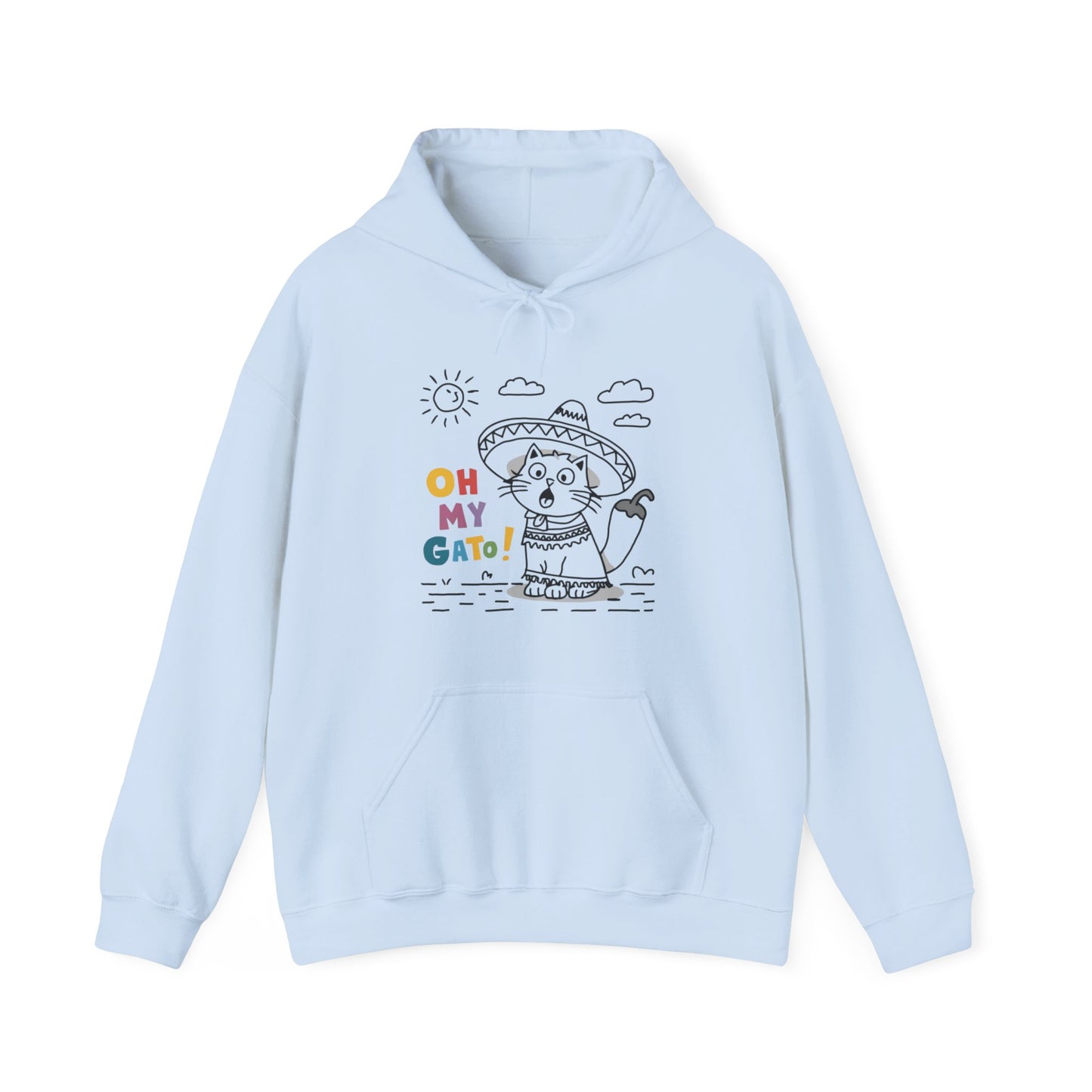 Humorous Oh My Gato! Cat Hoodie