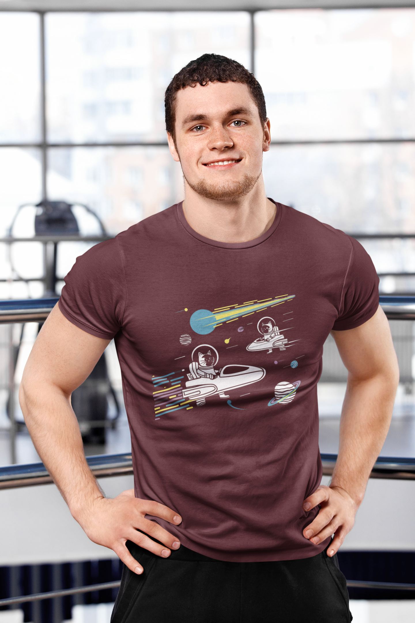 Catstronauts in Space Tee