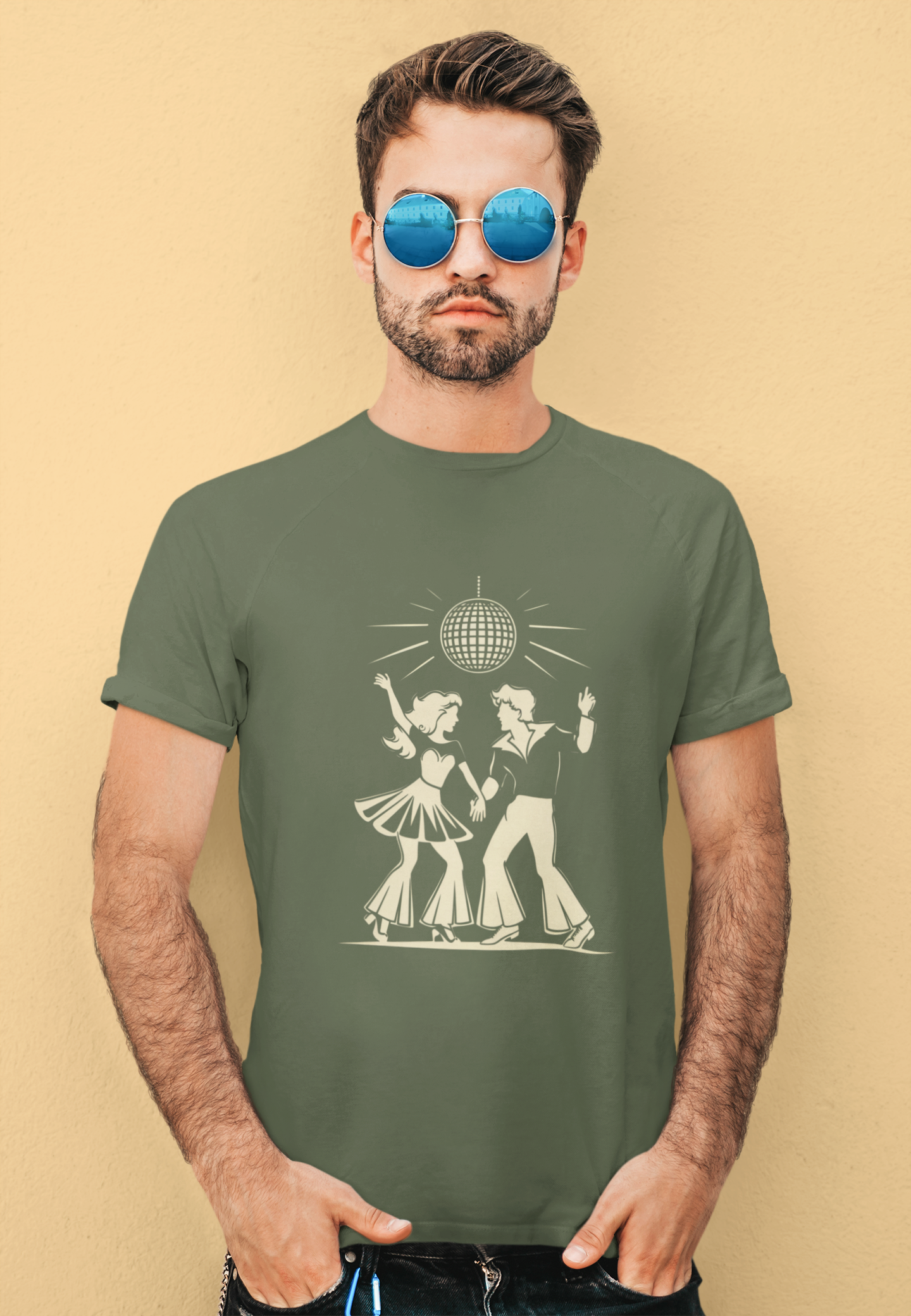 Retro Disco Couple Tee