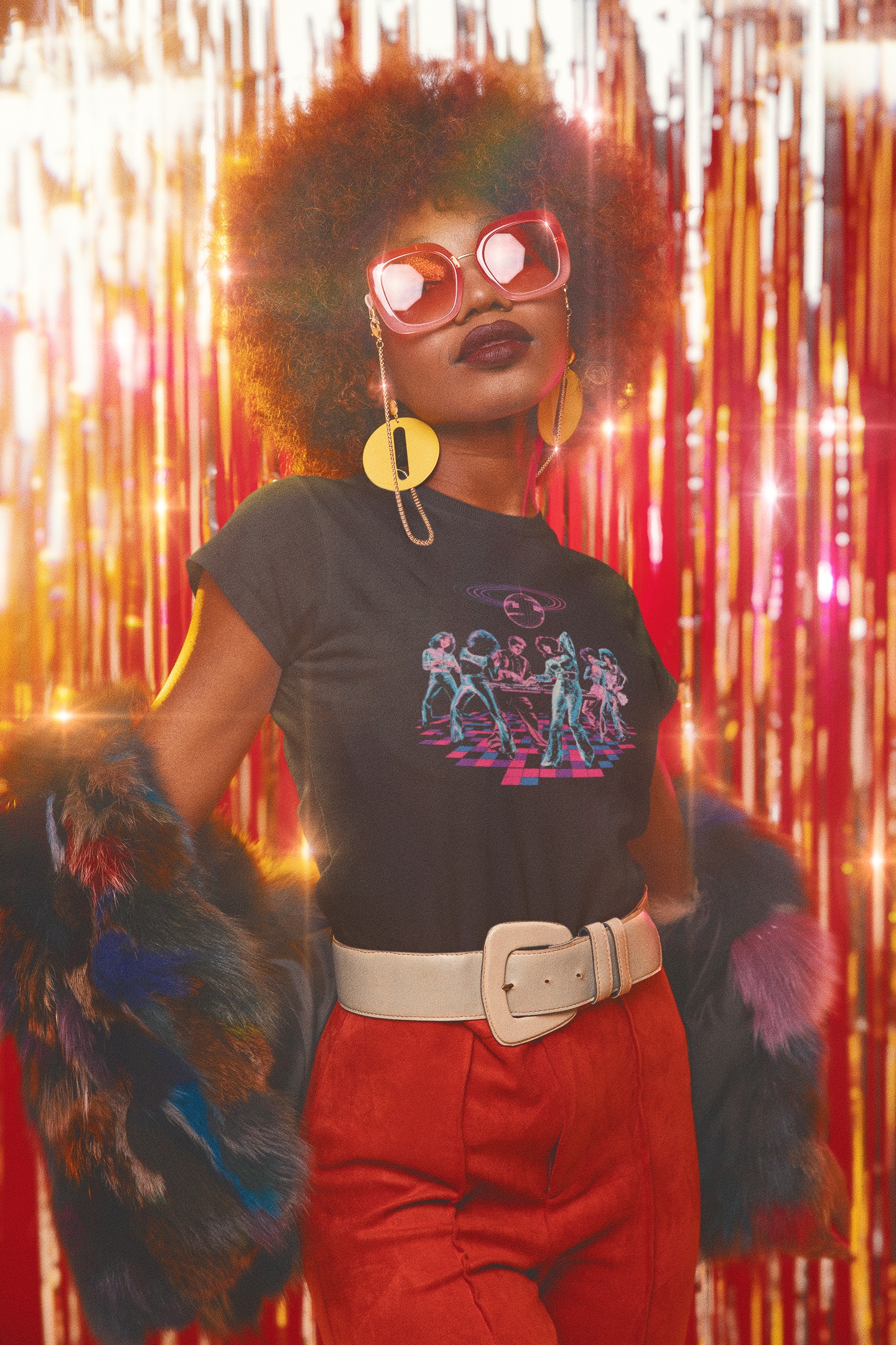 Retro Disco Pop Art Dance Tee