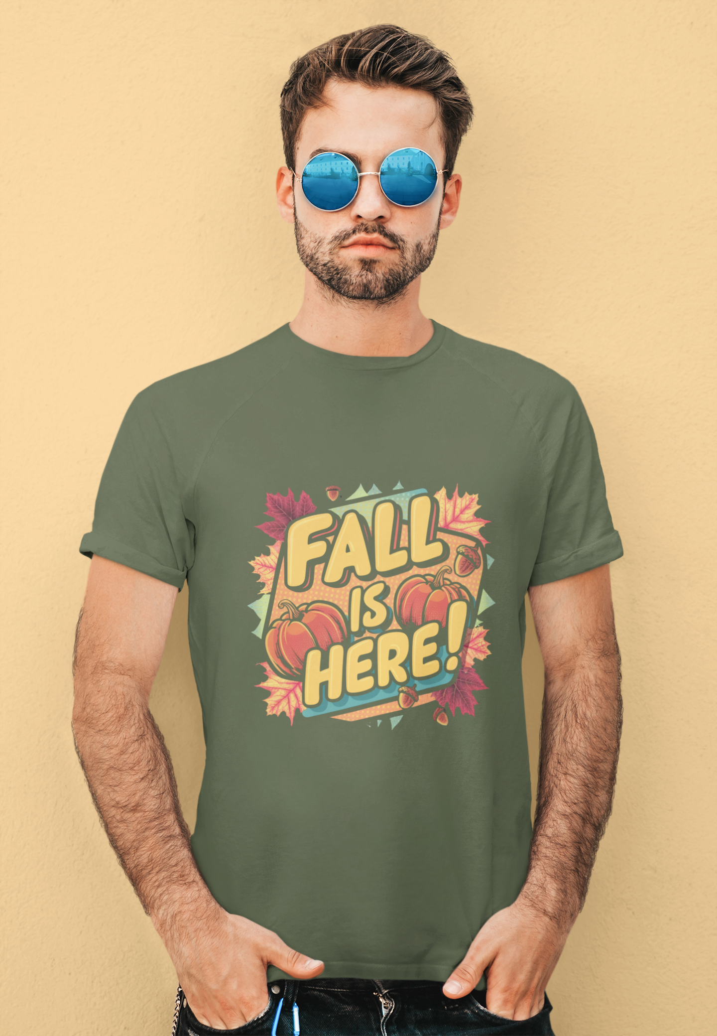 Retro Fall is Here Pop Art Tee