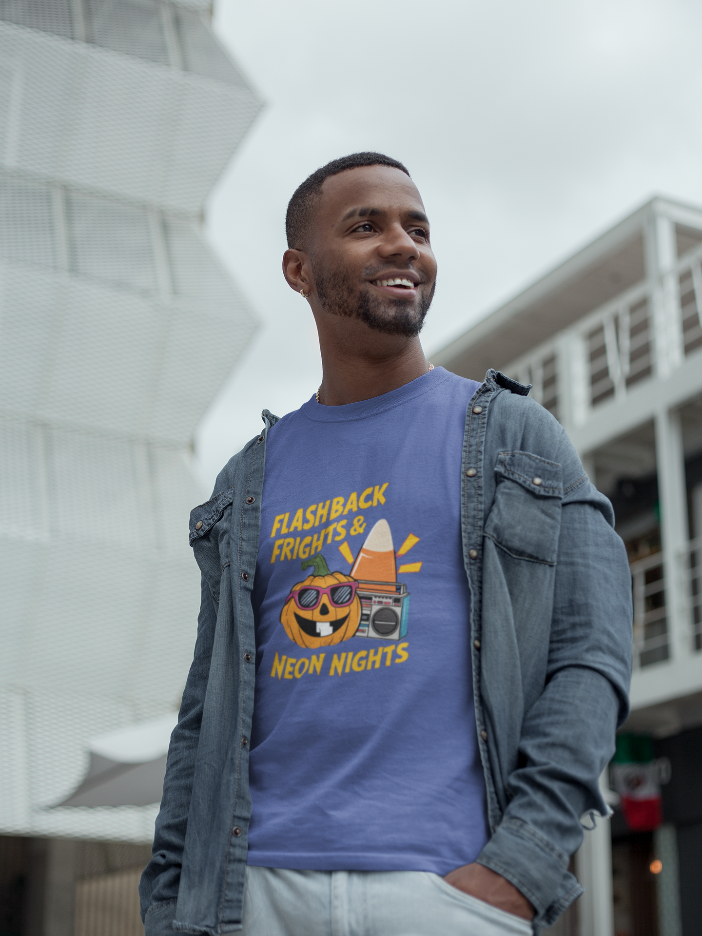 Flashback Frights and Neon Nights Tee