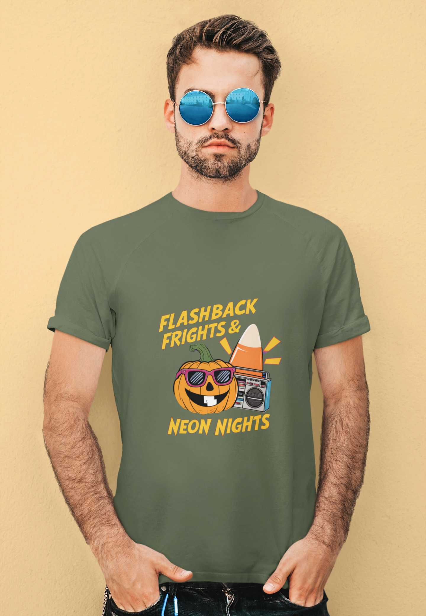 Flashback Frights and Neon Nights Tee