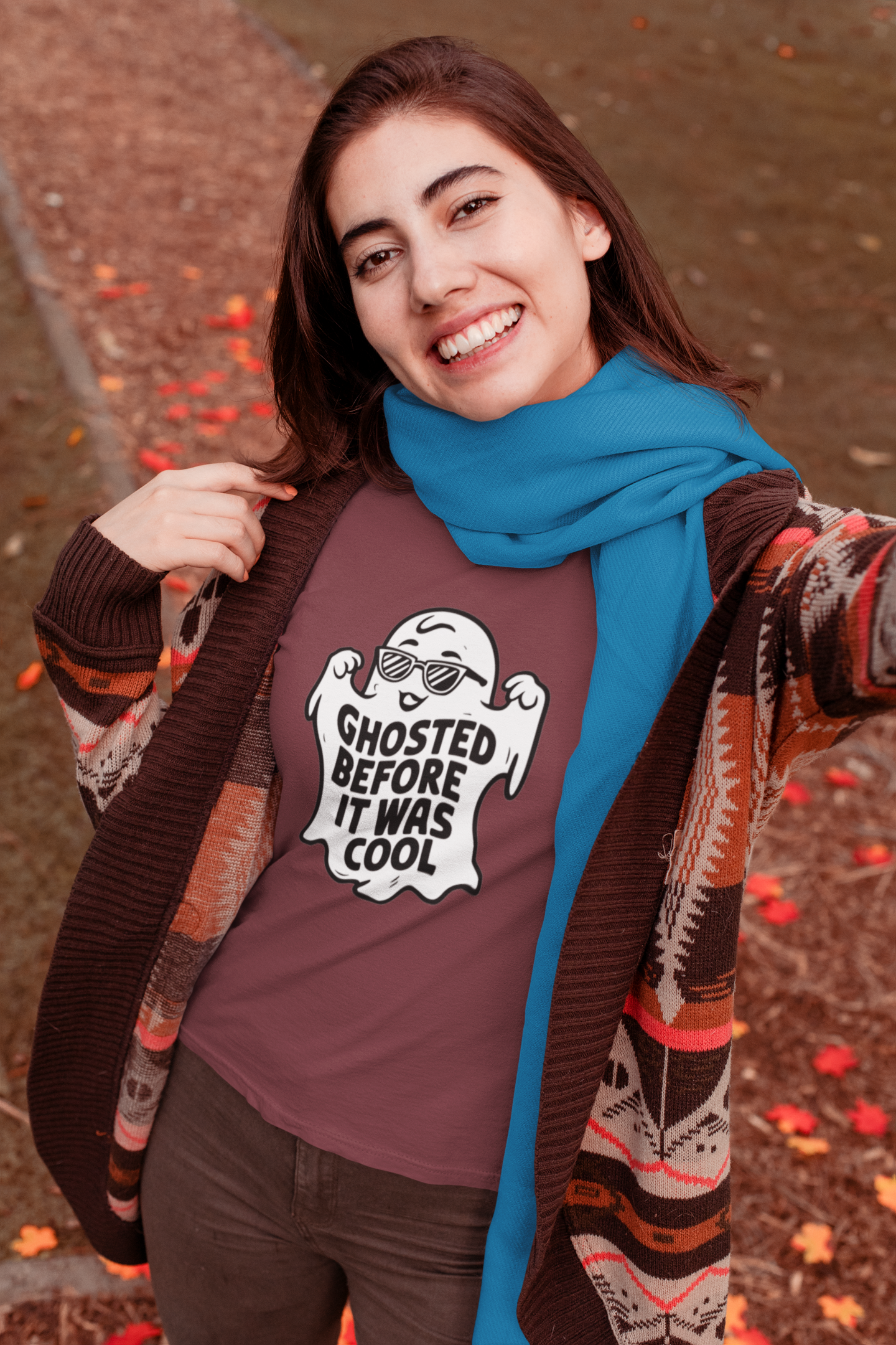 Ghosted Halloween Humor Tee