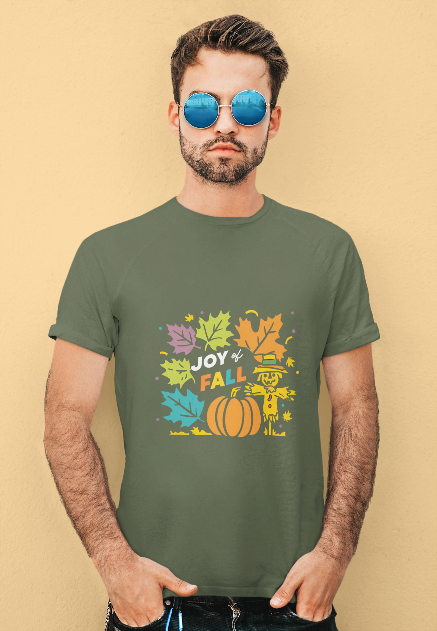 Fall Retro Pop Art Joy of Fall Tee