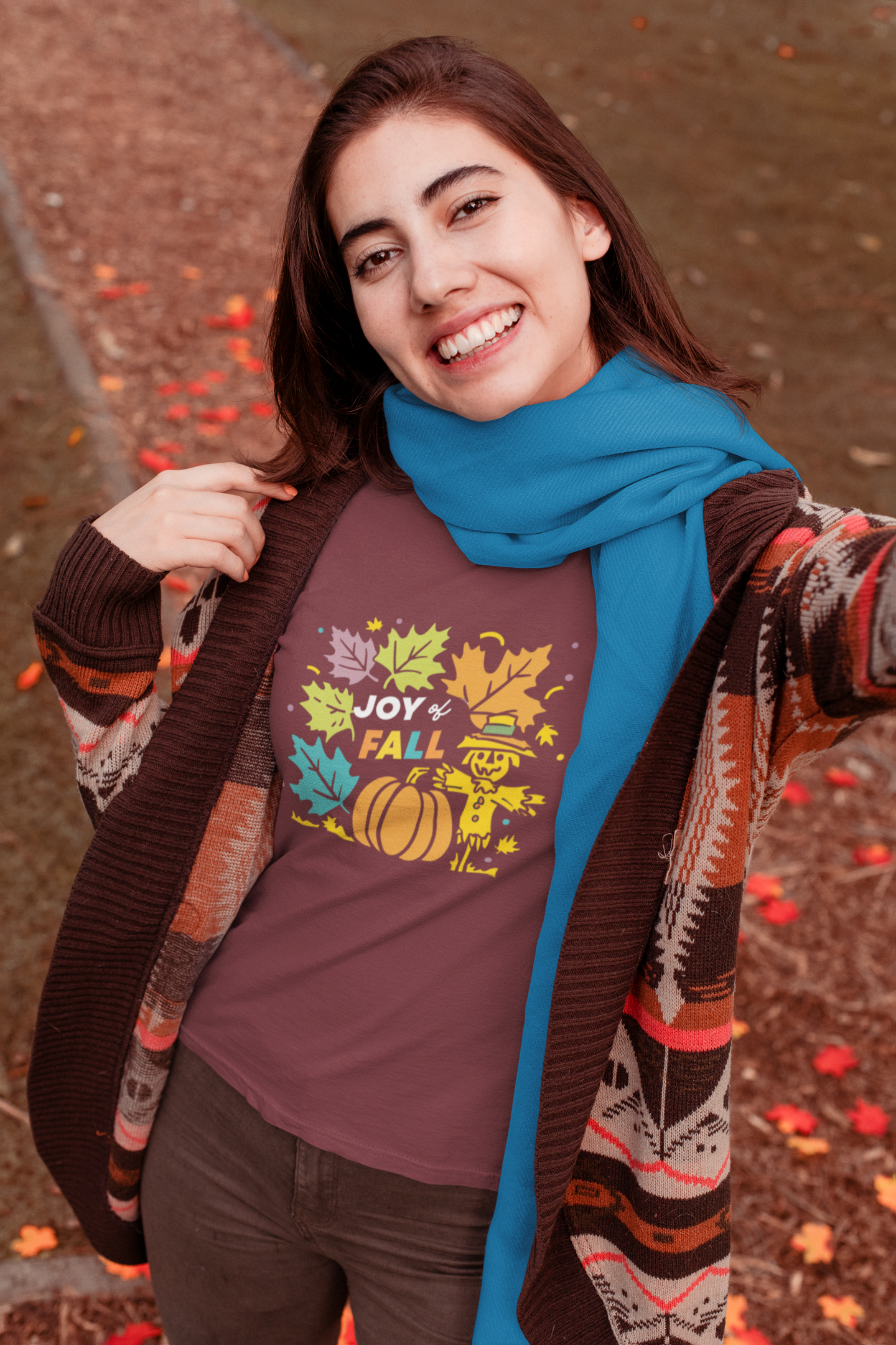 Fall Retro Pop Art Joy of Fall Tee