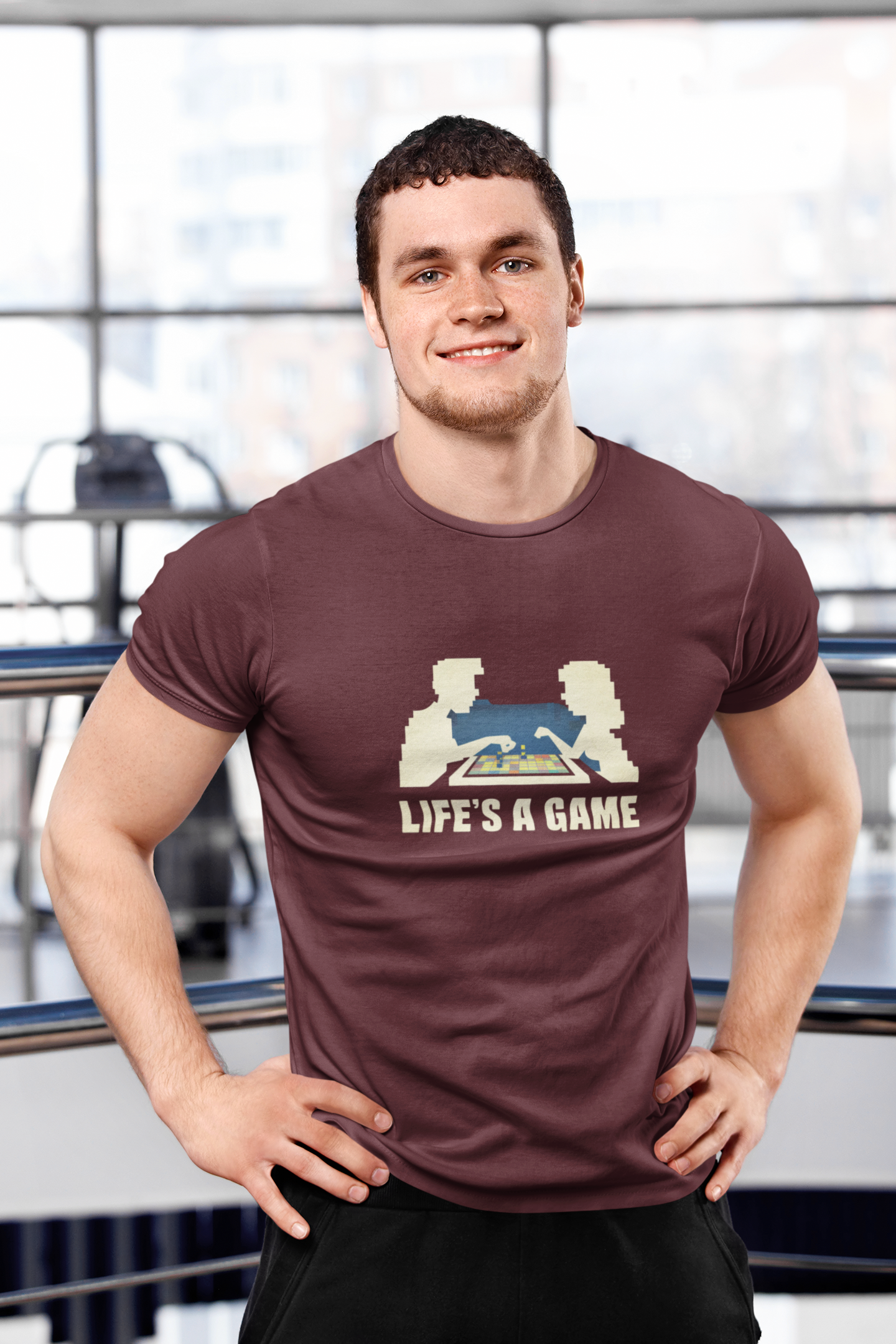 Life's A Game Retro Players Tee