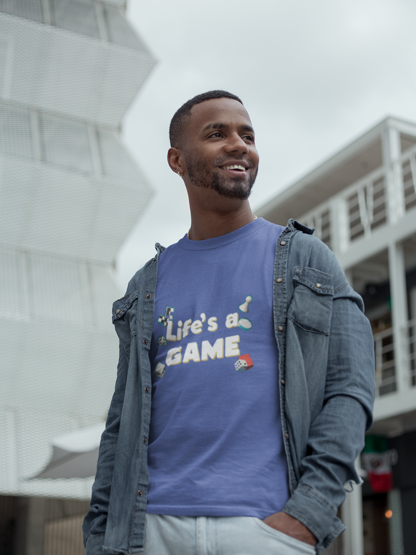 Life's A Game Retro Tee
