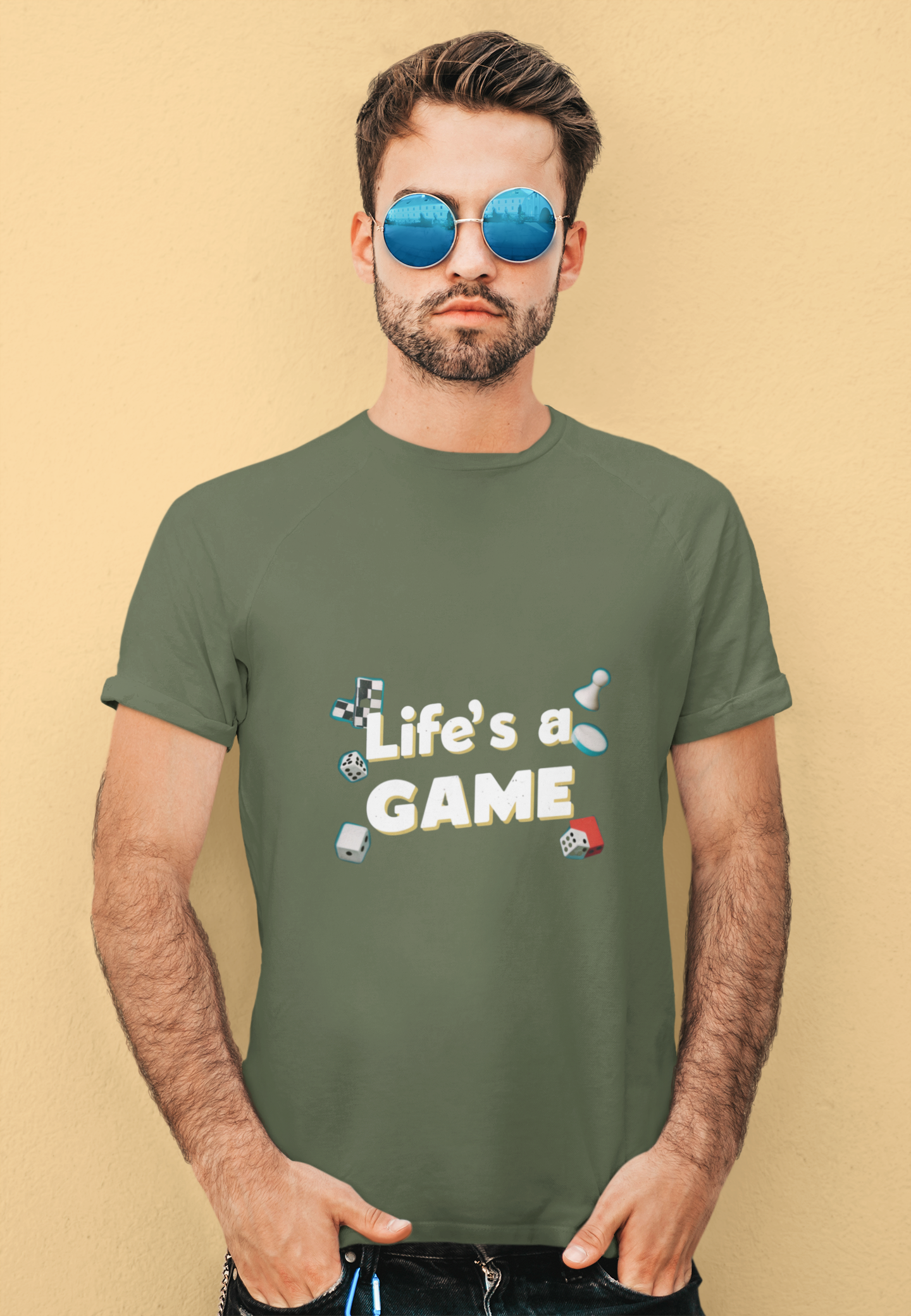 Life's A Game Retro Tee