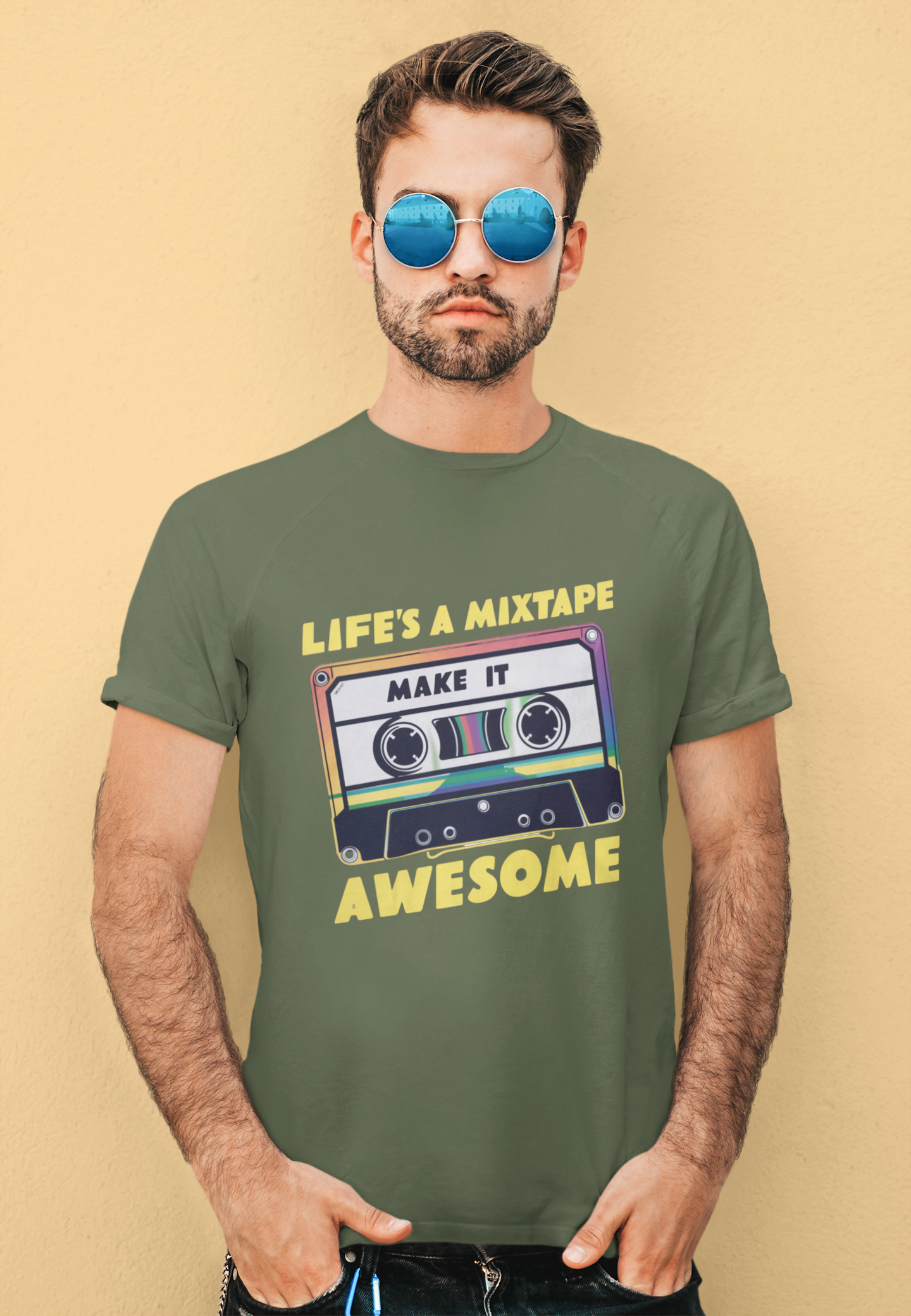 Retro Life is a Mixtape Tee