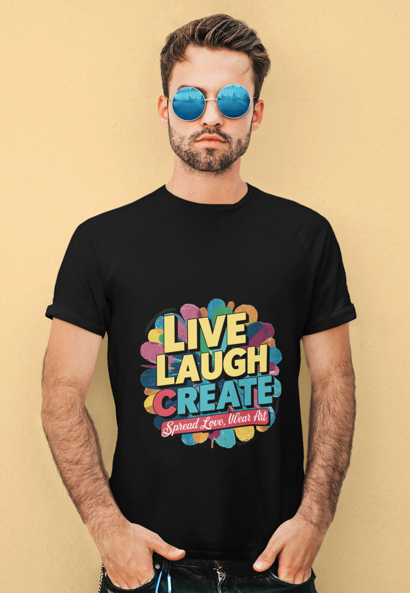 Live Laugh Create Pop Tee