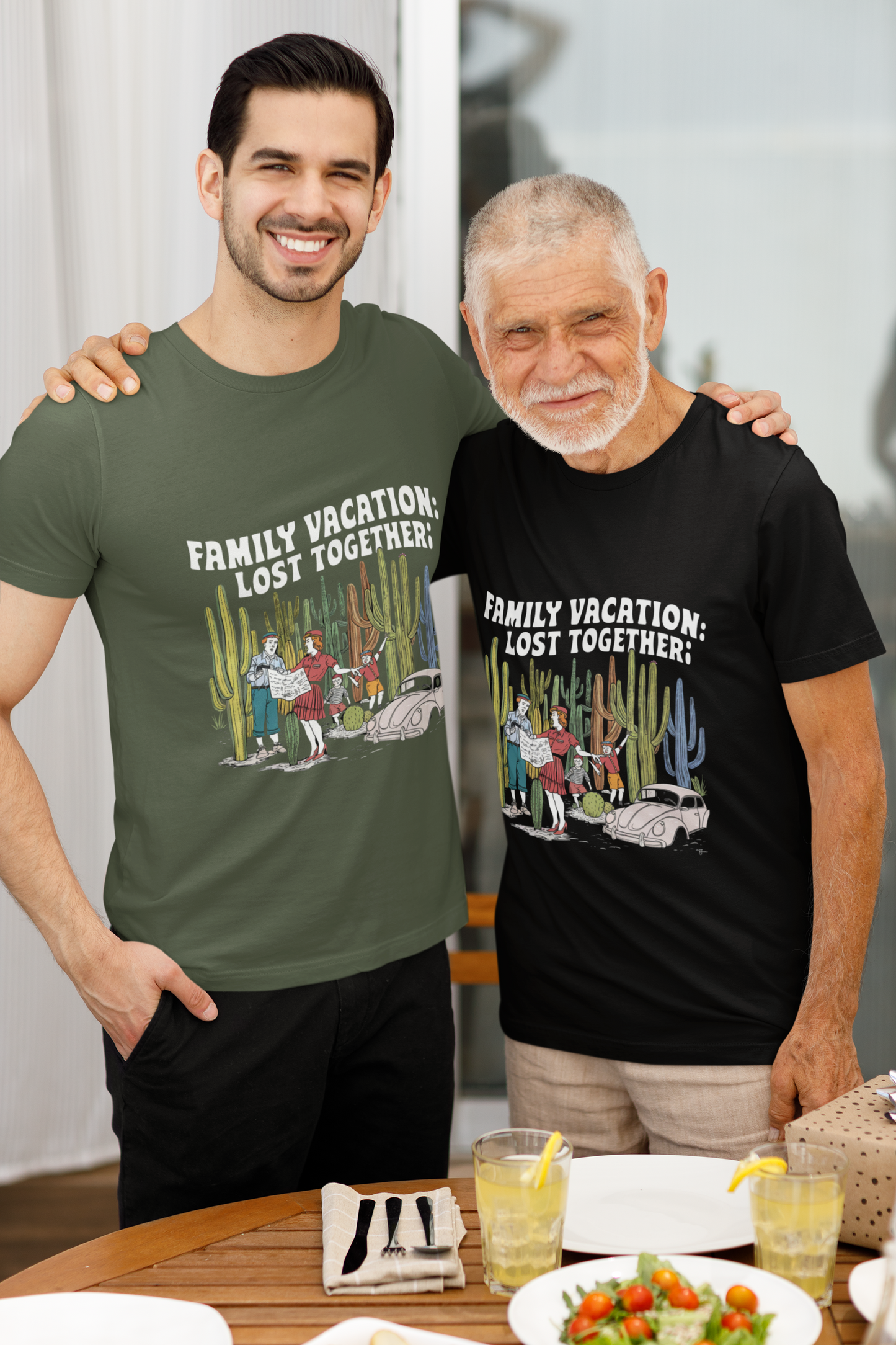 Family Vacation Lost Together Tee